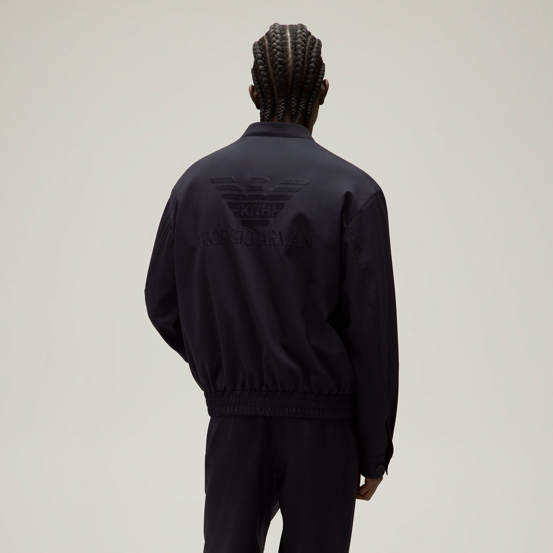 Giorgio Armani & Kith Collarless Bomber Jacket - Admiral PH
