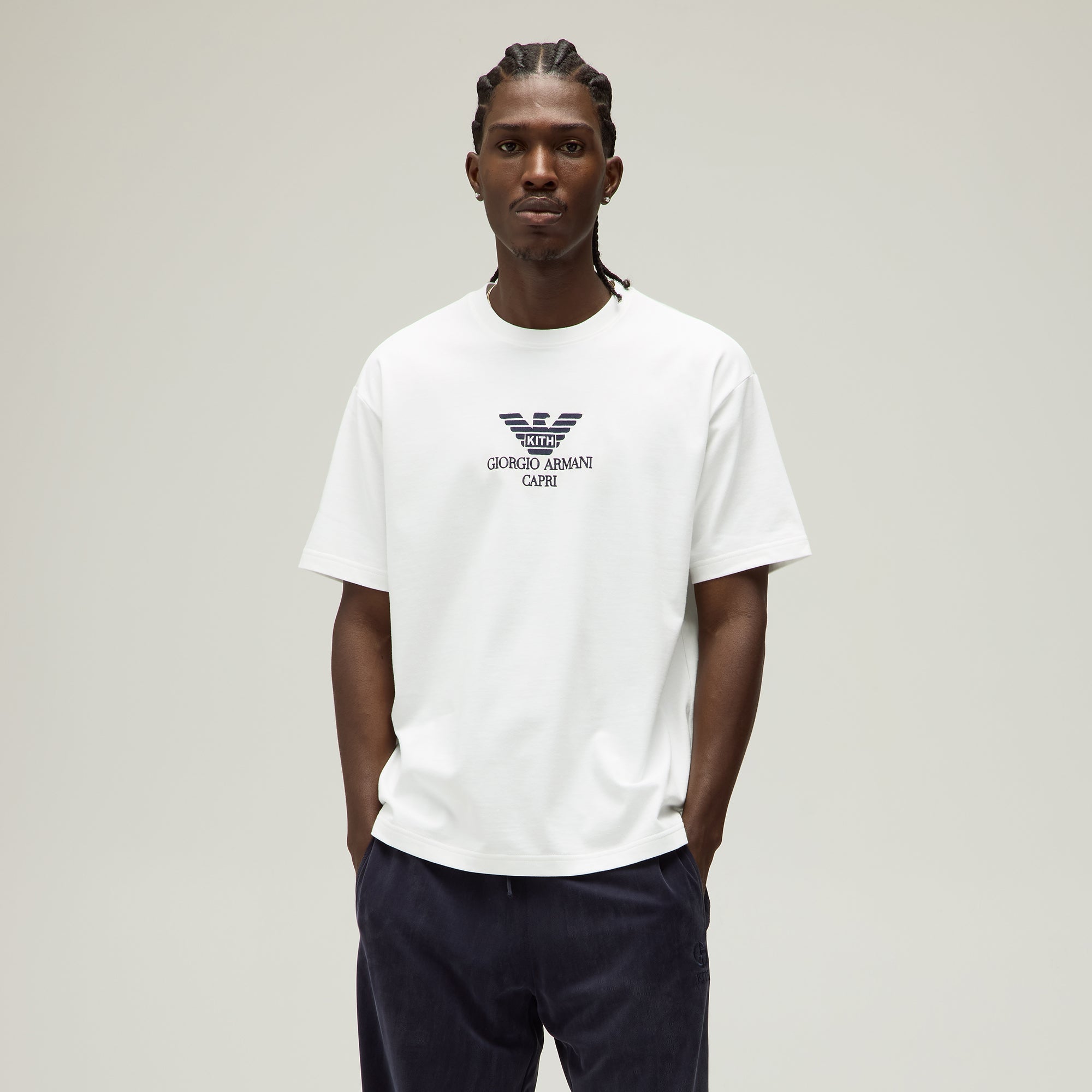 Giorgio Armani & Kith Capri Tee - White – Kith Europe