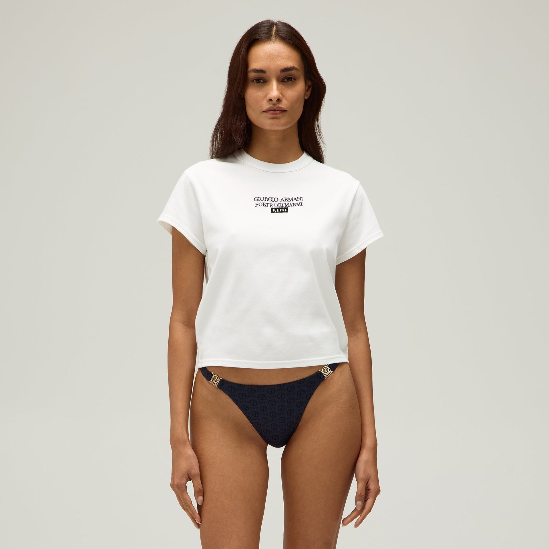 Giorgio Armani & Kith Women Forte Dei Marmi Mulberry Tee - White PH