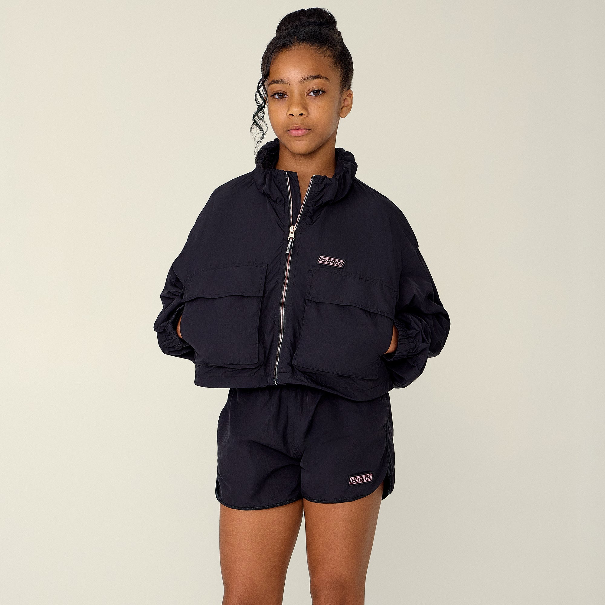 KITH Kids Blocked Track Jacket ナイロンブルゾン