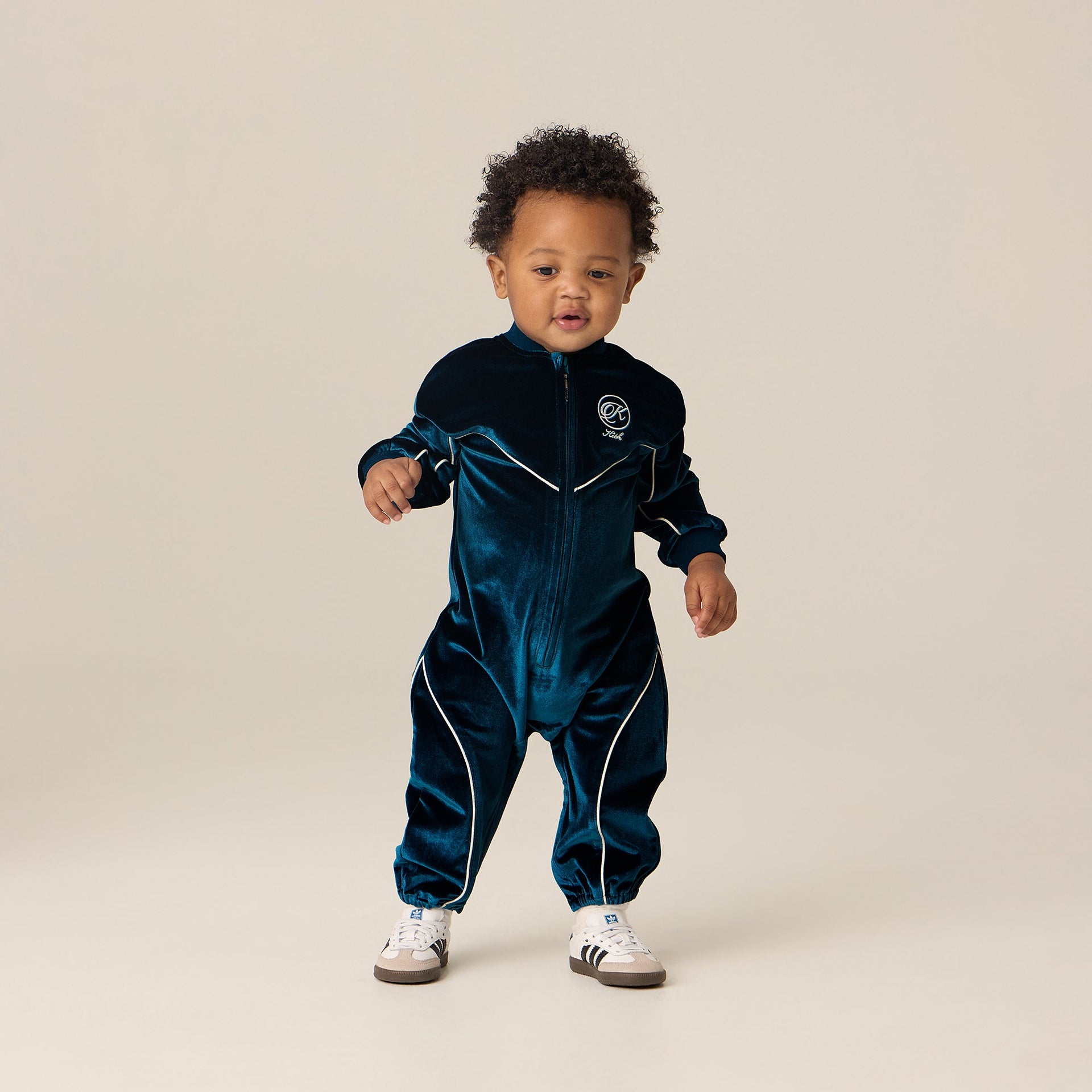 Kith Baby Velour Track Coverall - Process