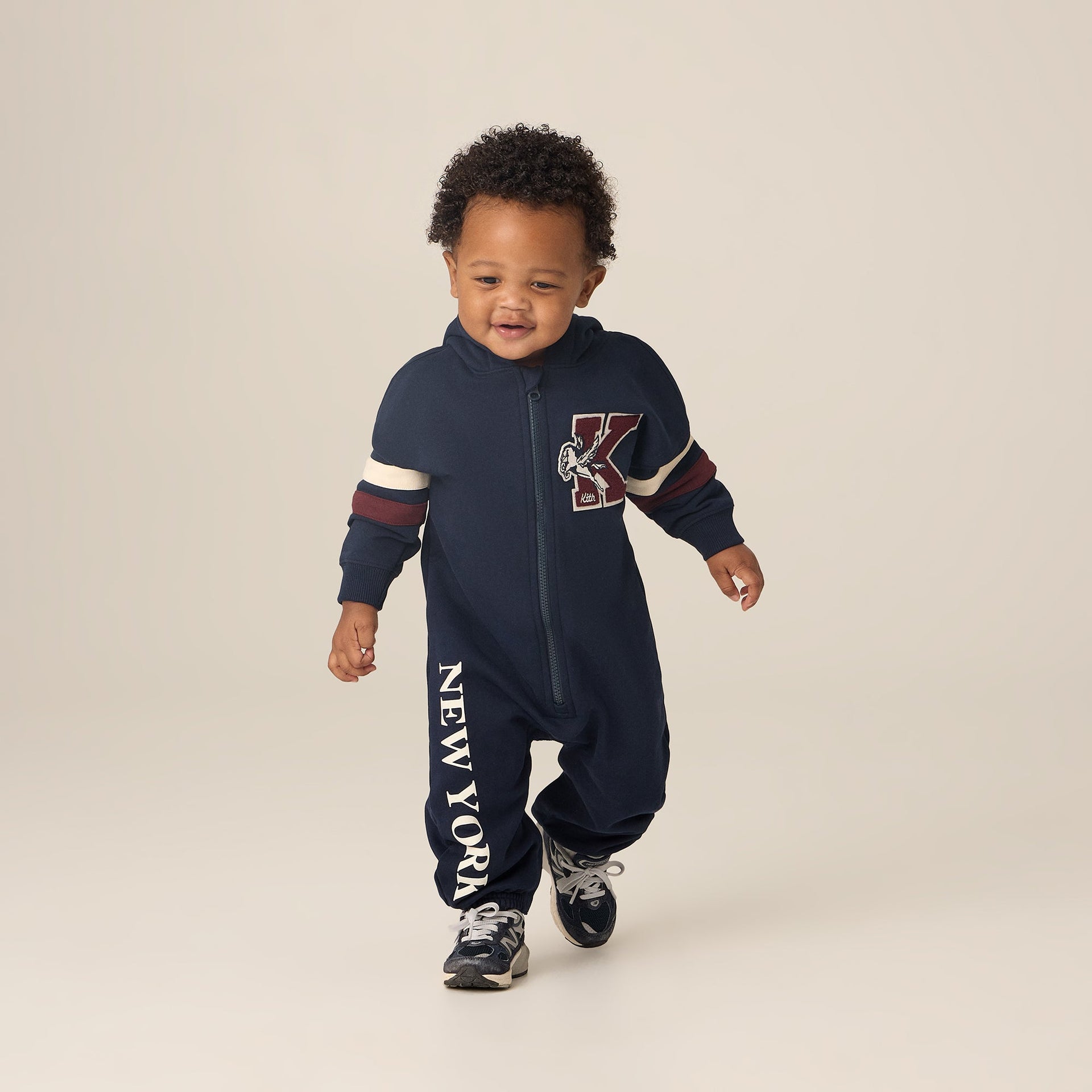 Kith Baby Varsity Nelson Coverall - Nocturnal
