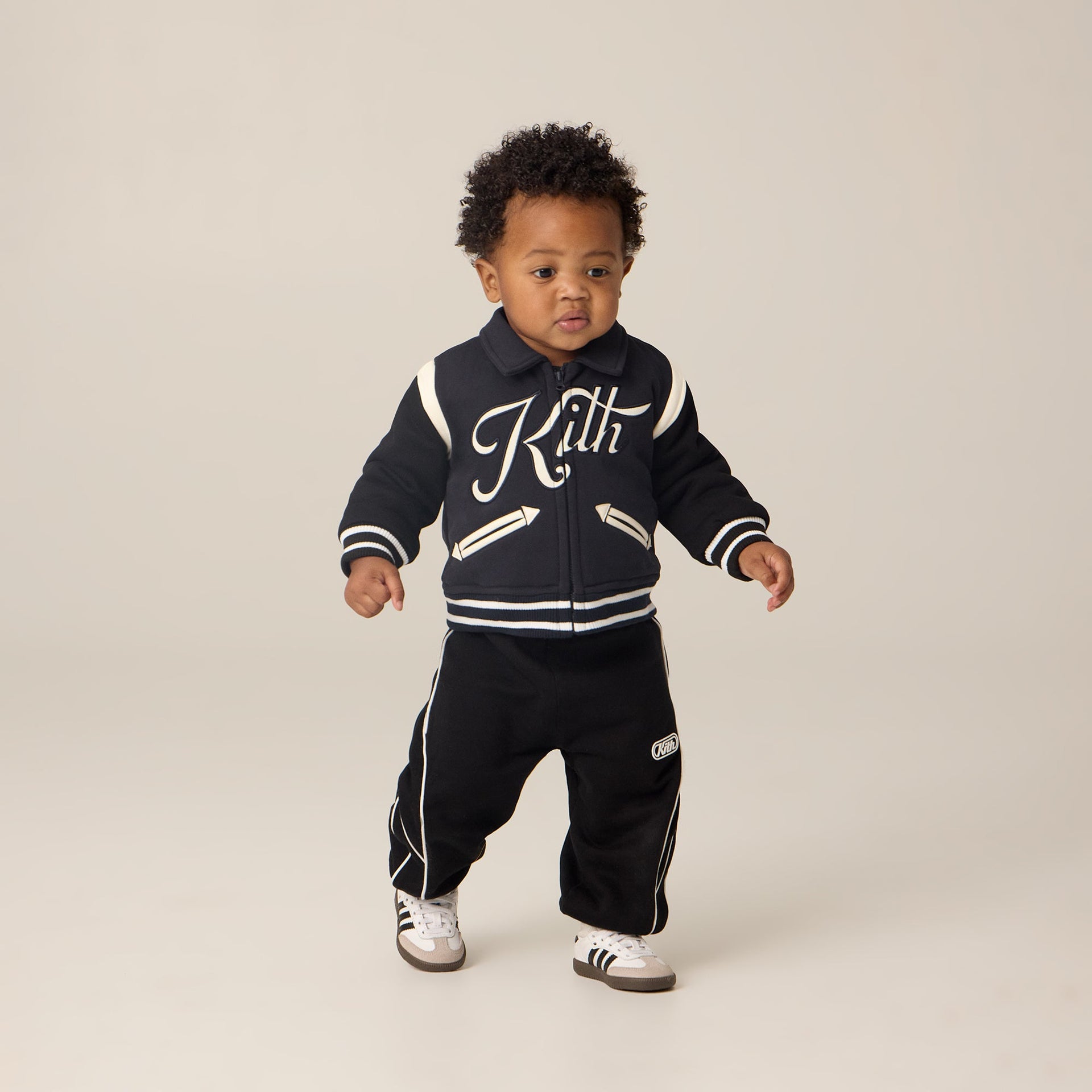 Kith Baby NY to The World Varsity Jacket - Ink