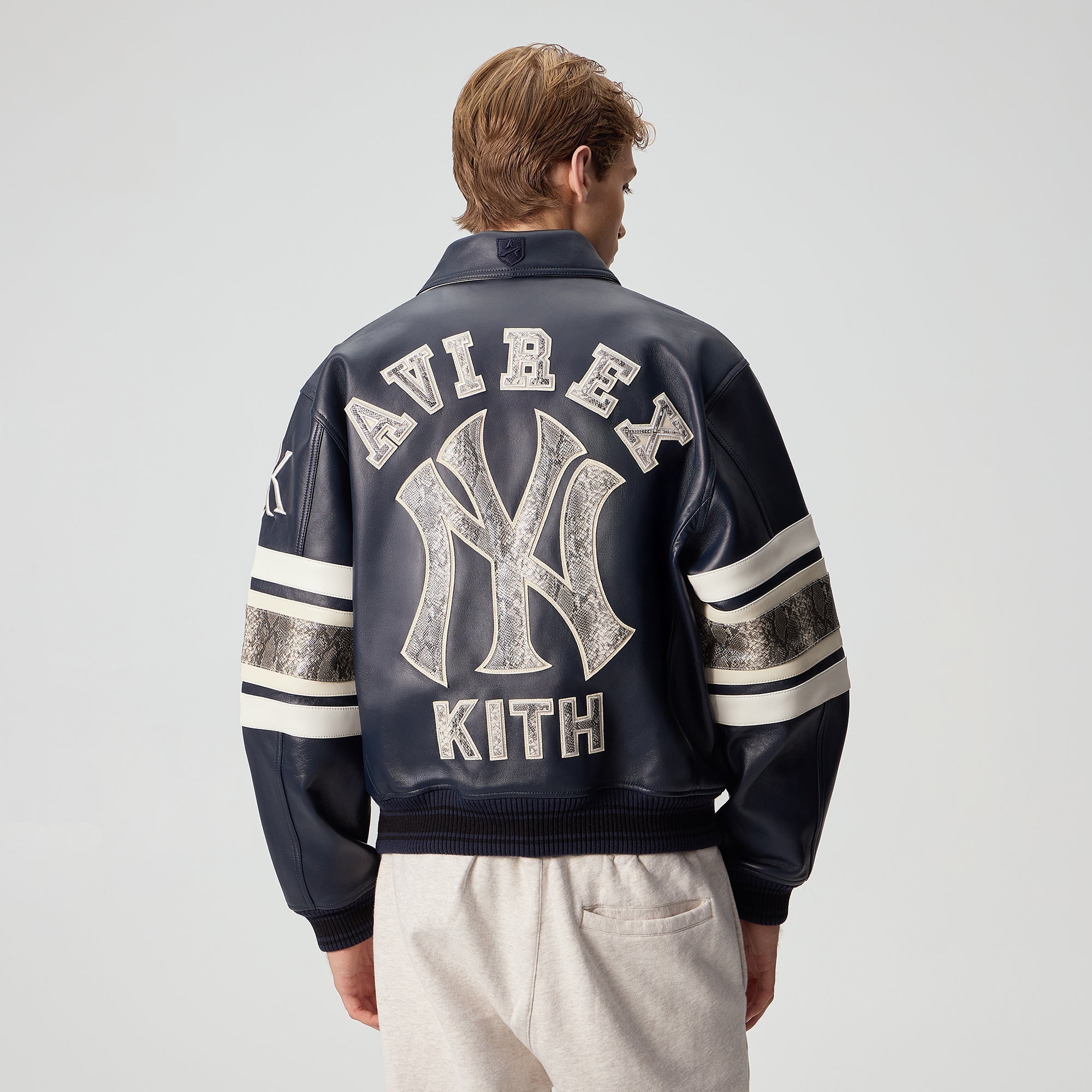 Kith & AVIREX for the New York Yankees Leather Jacket