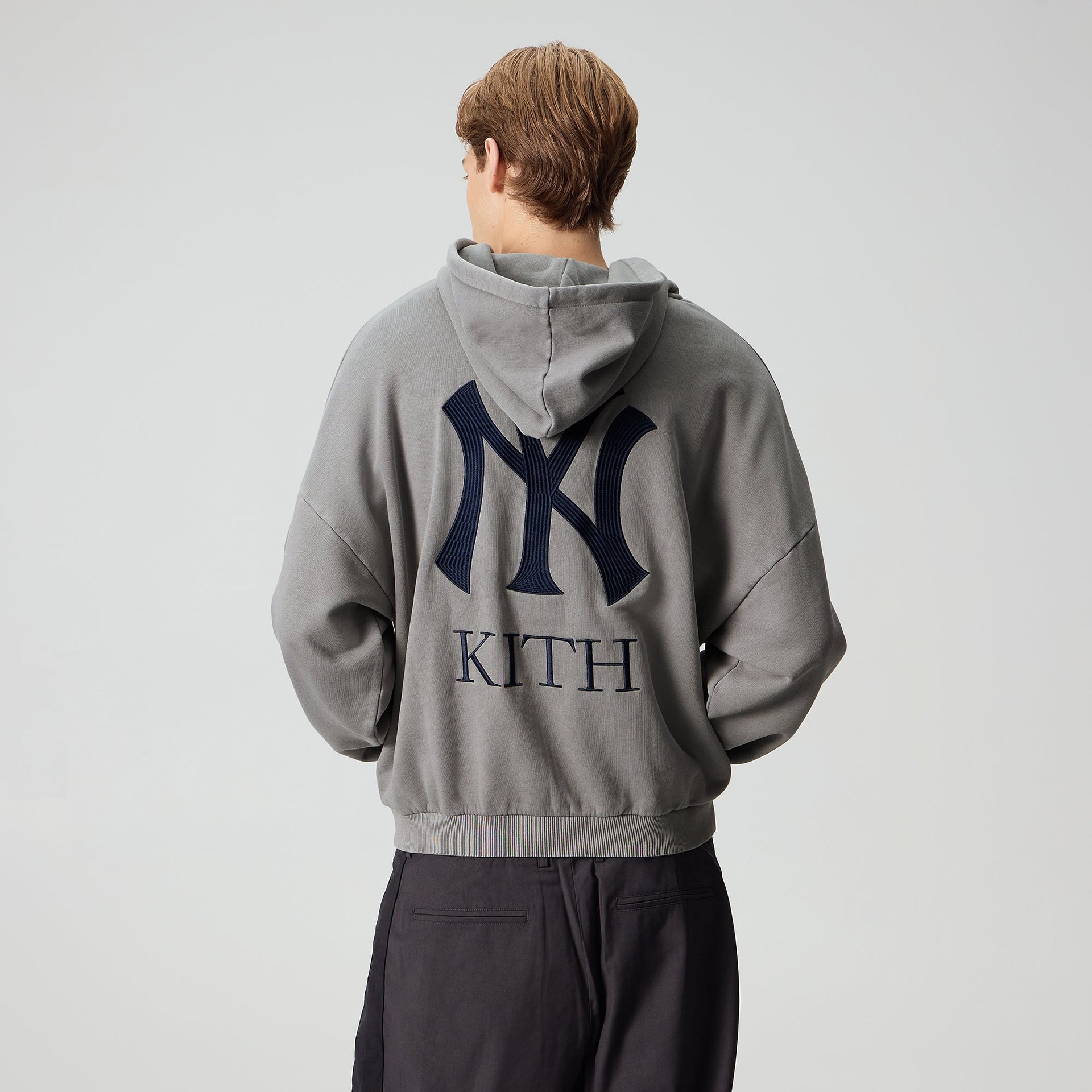 Kith for the New York Yankees Braxton Full Zip Hoodie - Statue
