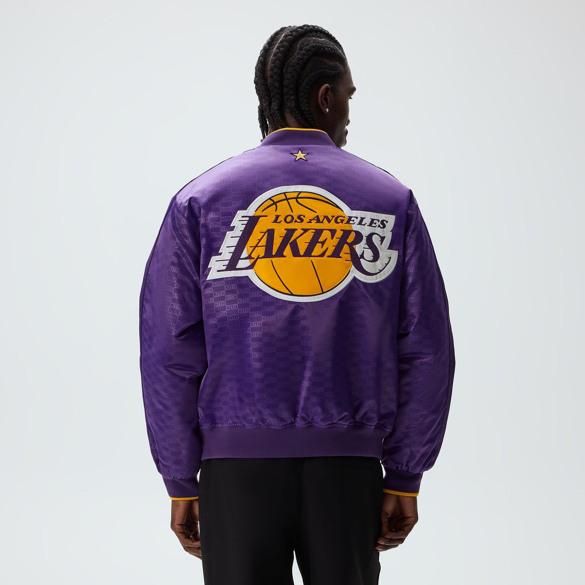 Kith for NBA All-Star Los Angeles Lakers Bomber Jacket - Noble