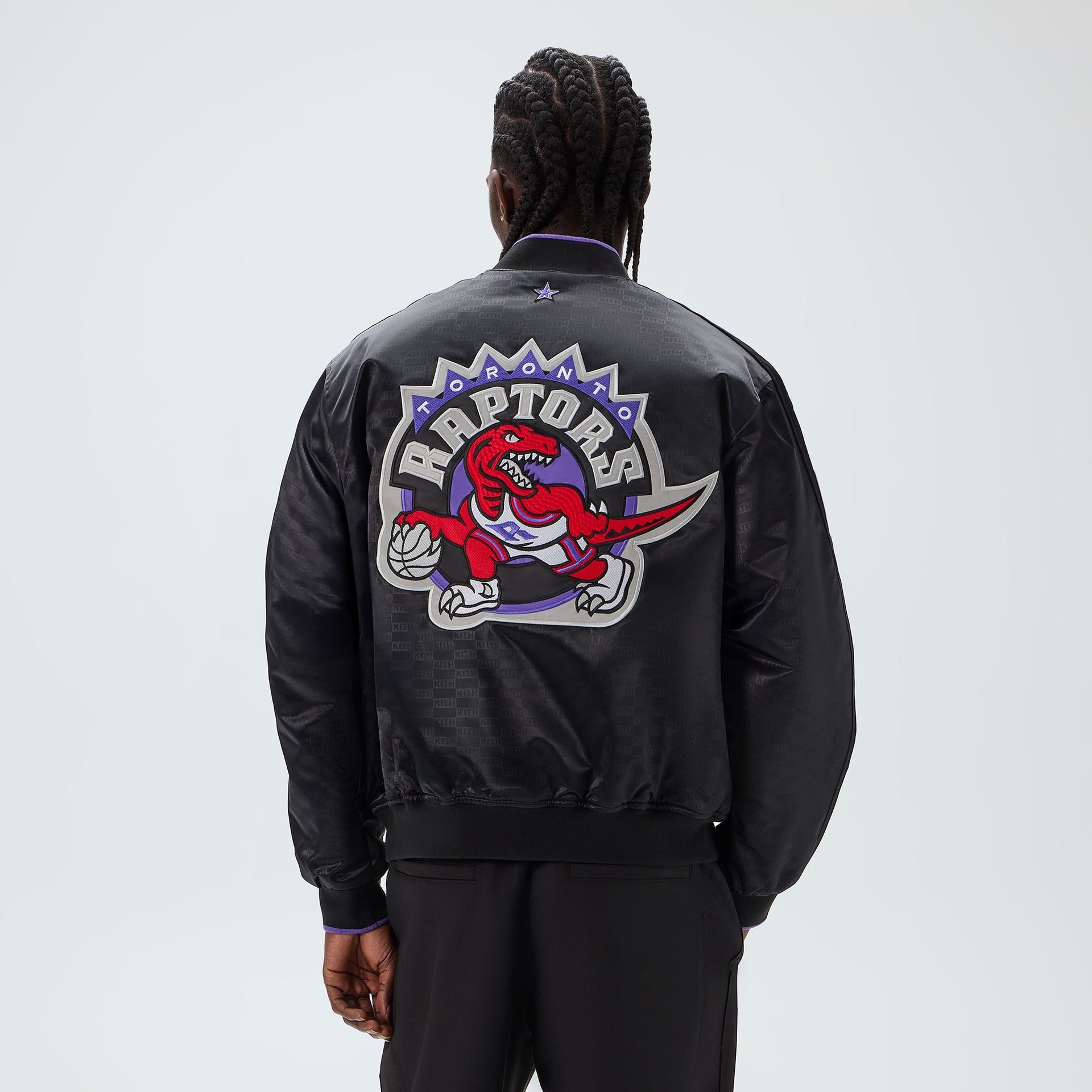 Kith for NBA All-Star Toronto Raptors Bomber Jacket - Black