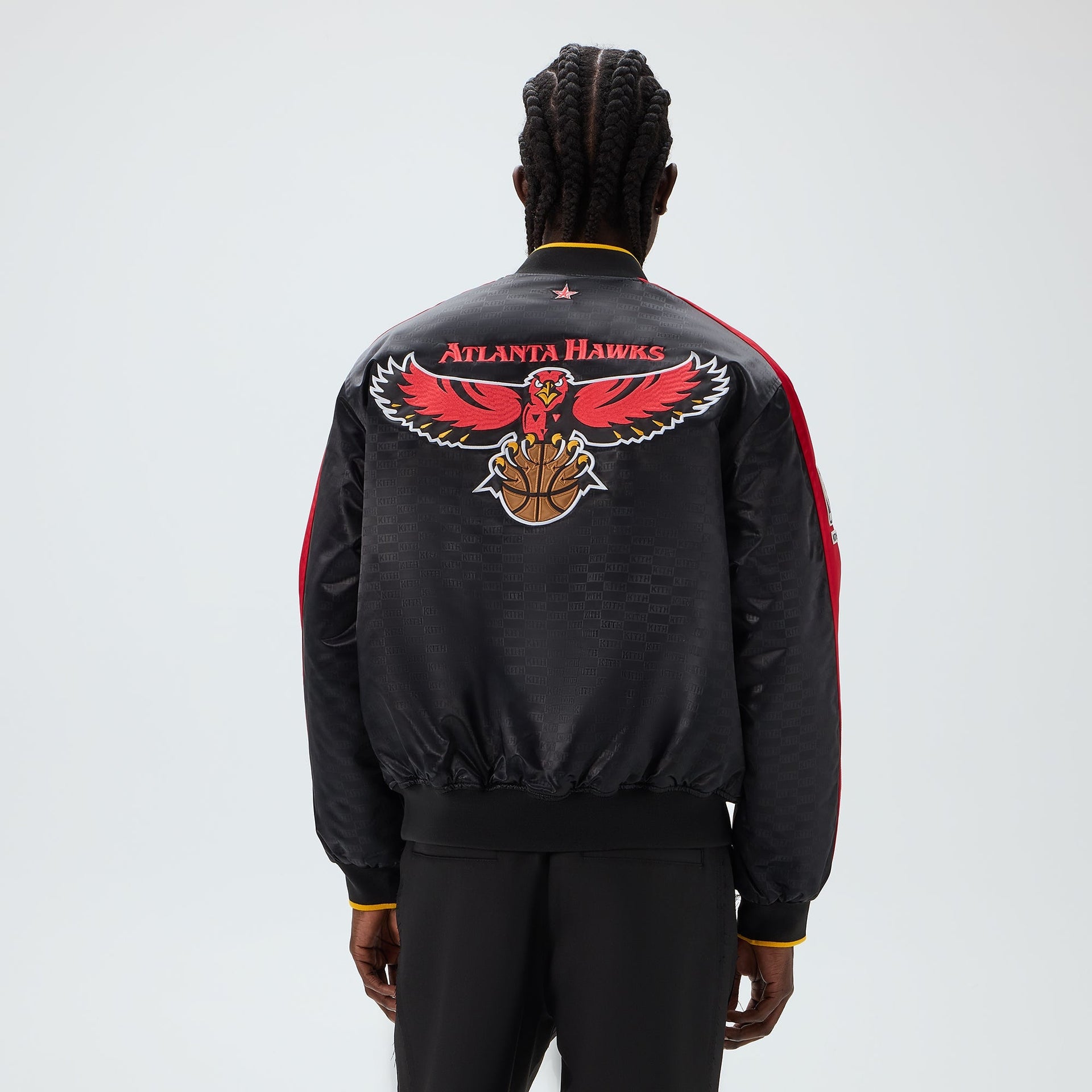 Kith for NBA All-Star Atlanta Hawks Bomber Jacket - Black