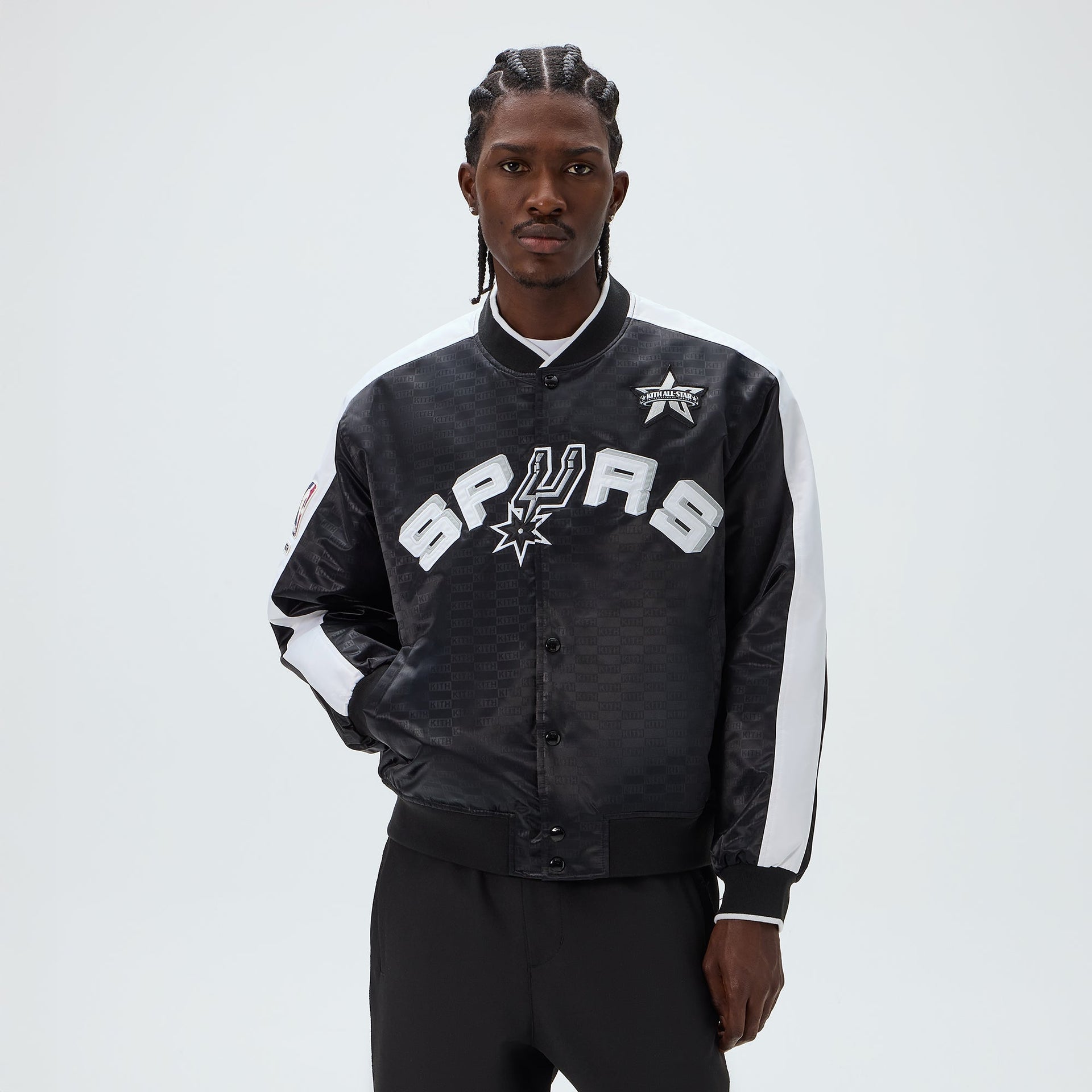 Kith for NBA All-Star San Antonio Spurs Bomber Jacket - Black