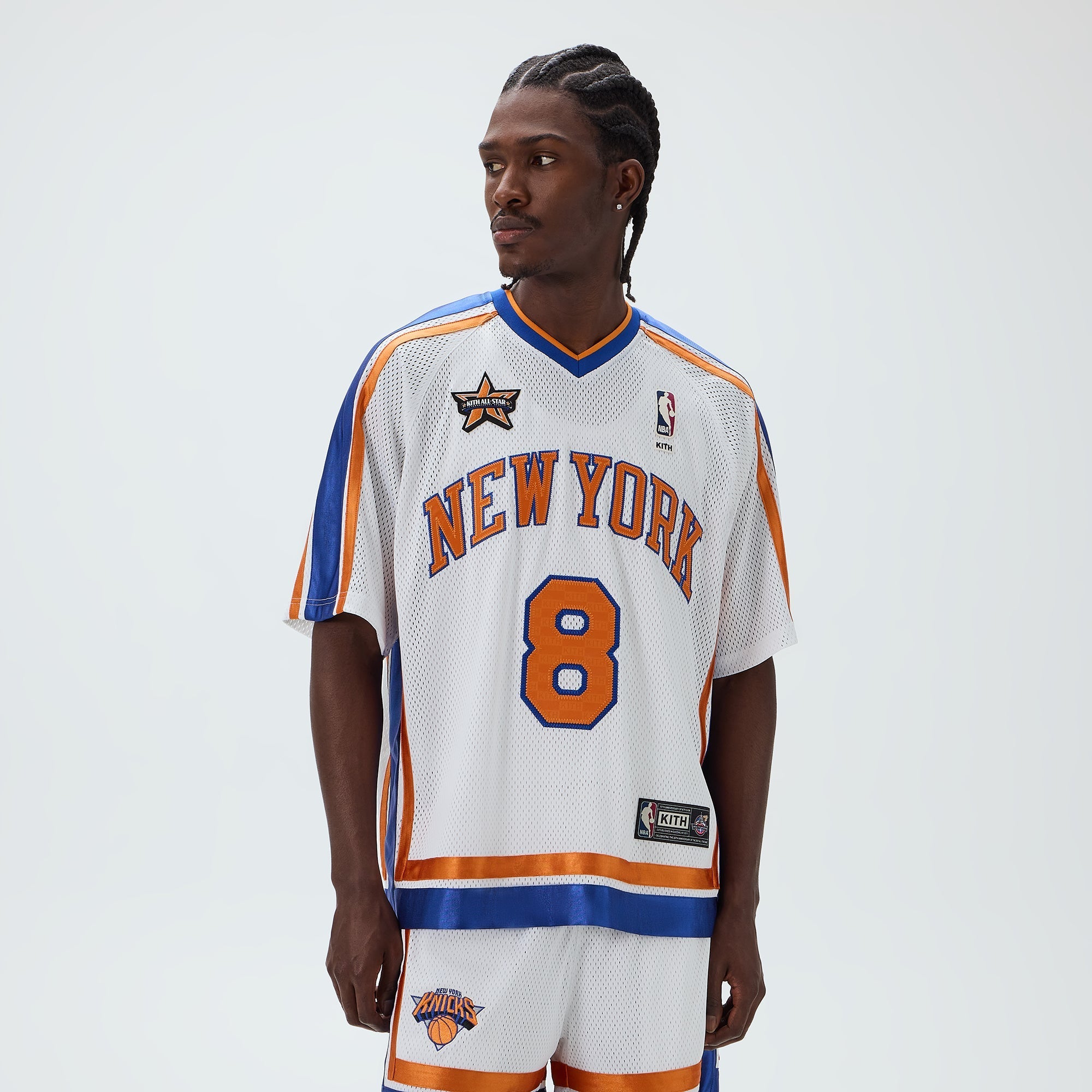 Kith for NBA All-Star New York Knicks Leon Shirt - White – Kith Europe
