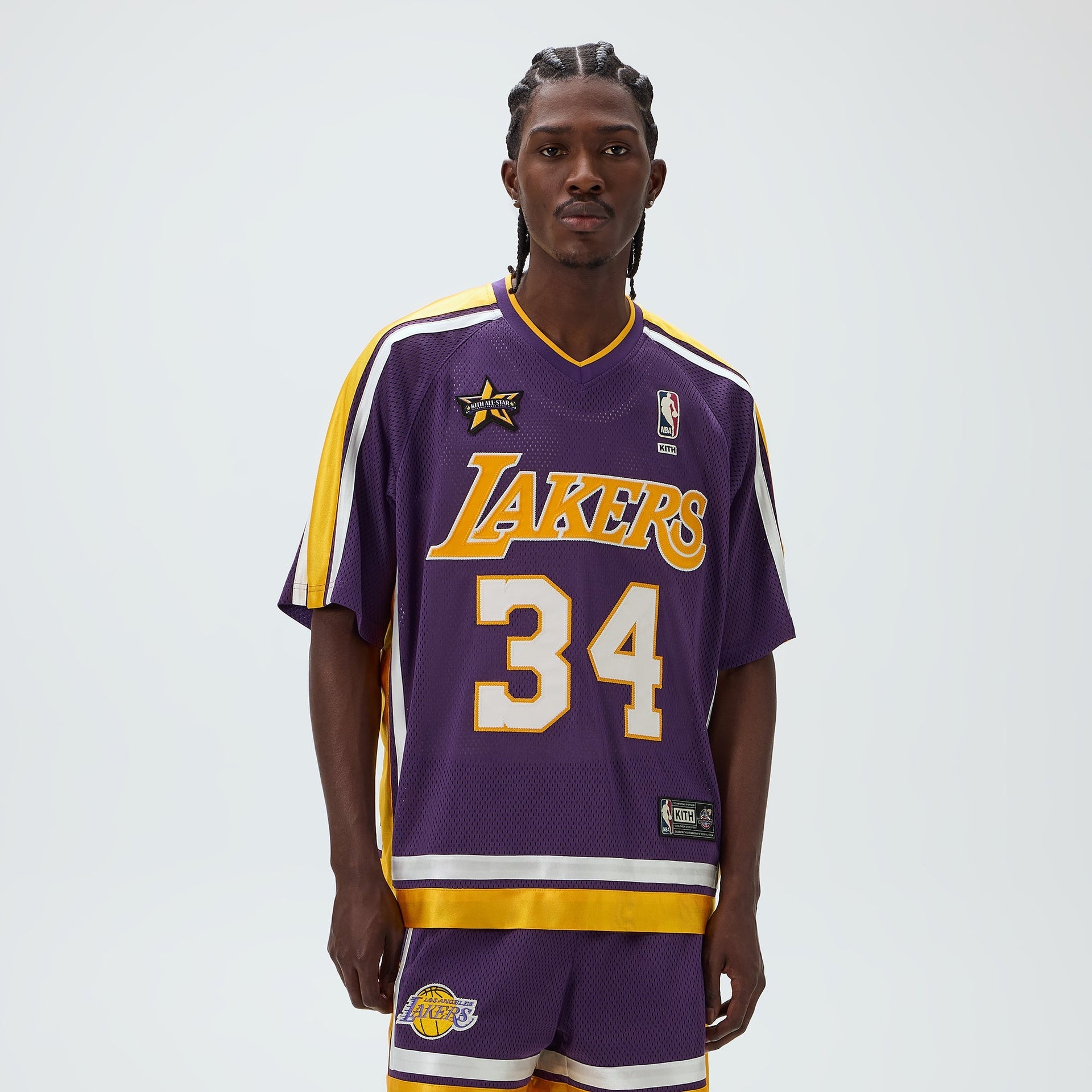Kith for NBA All-Star Los Angeles Lakers Leon Shirt - Noble