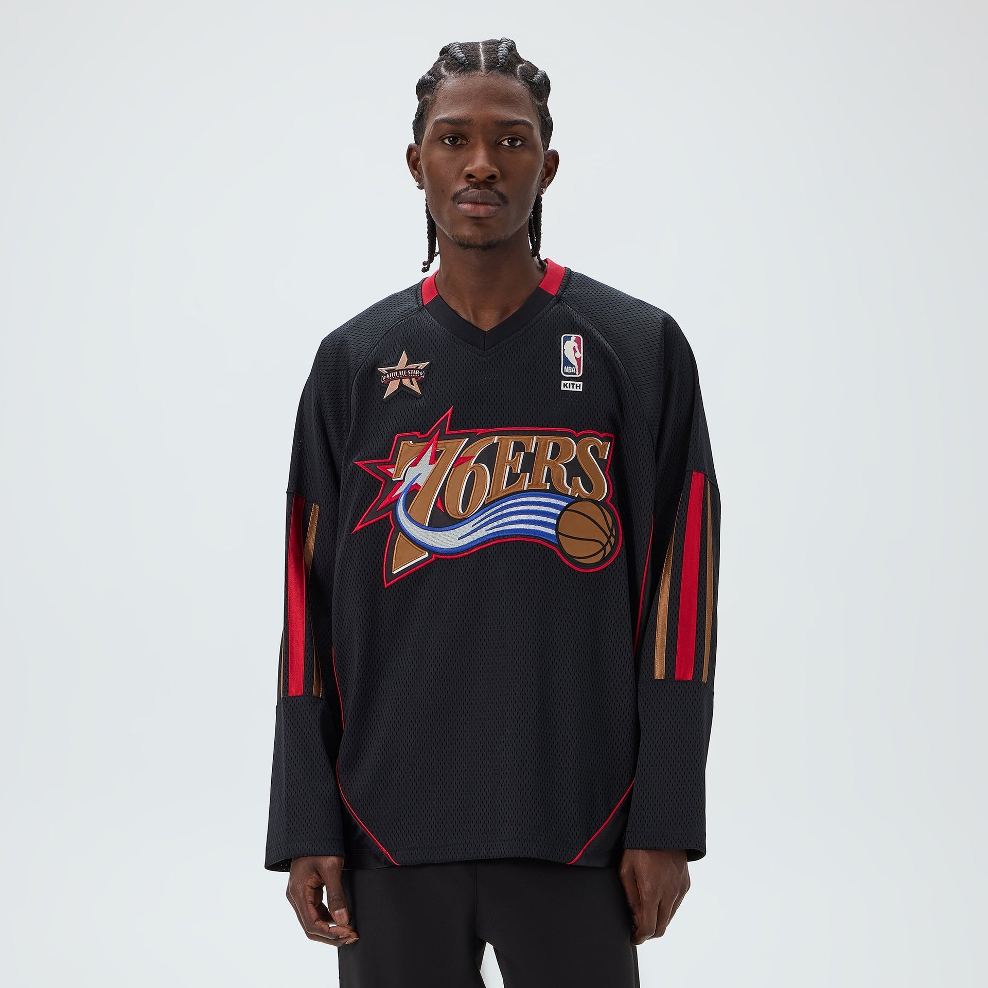 Kith for NBA All-Star Philadelphia 76ers Samuel Shirt - Black