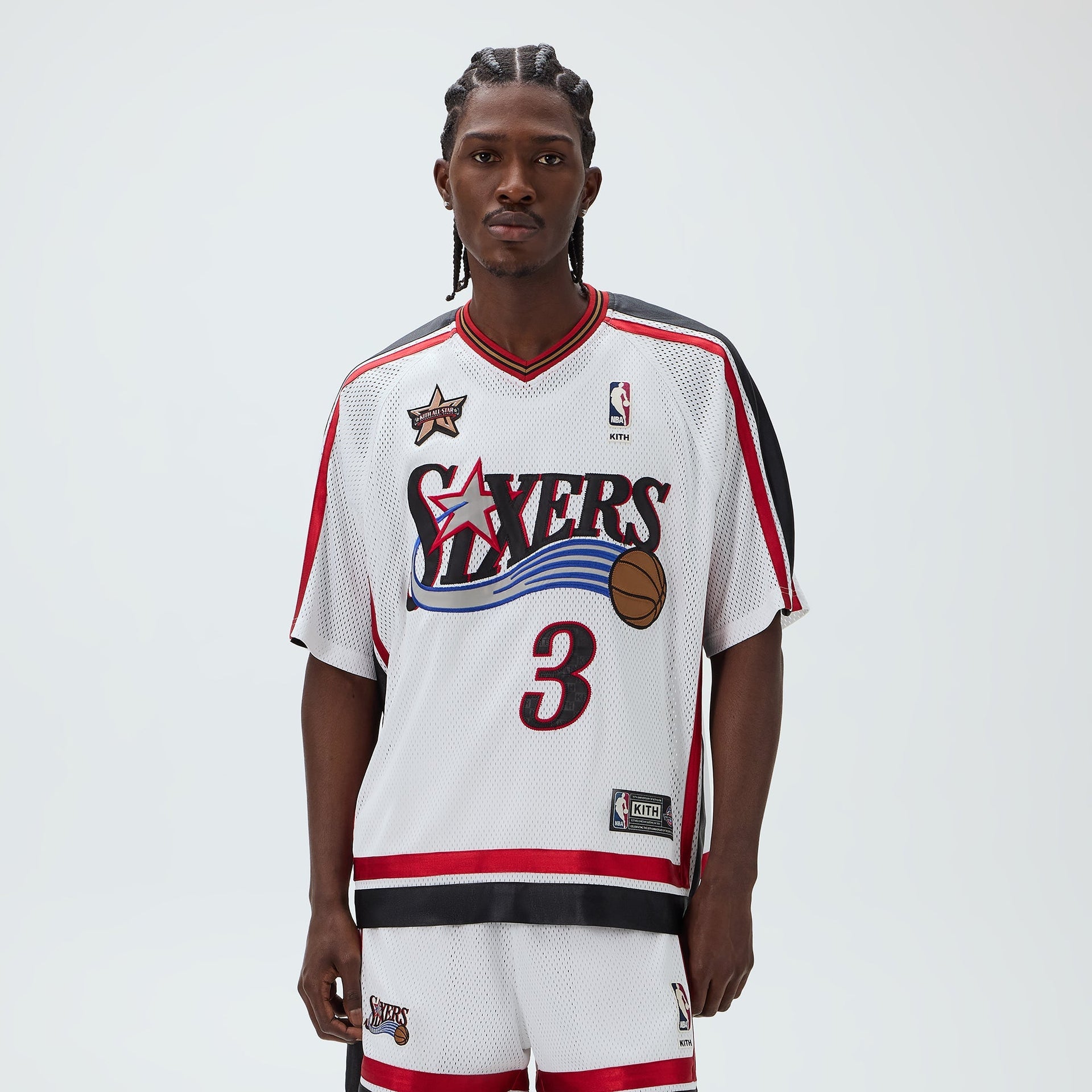Kith for NBA All-Star Philadelphia 76ers Leon Shirt - White