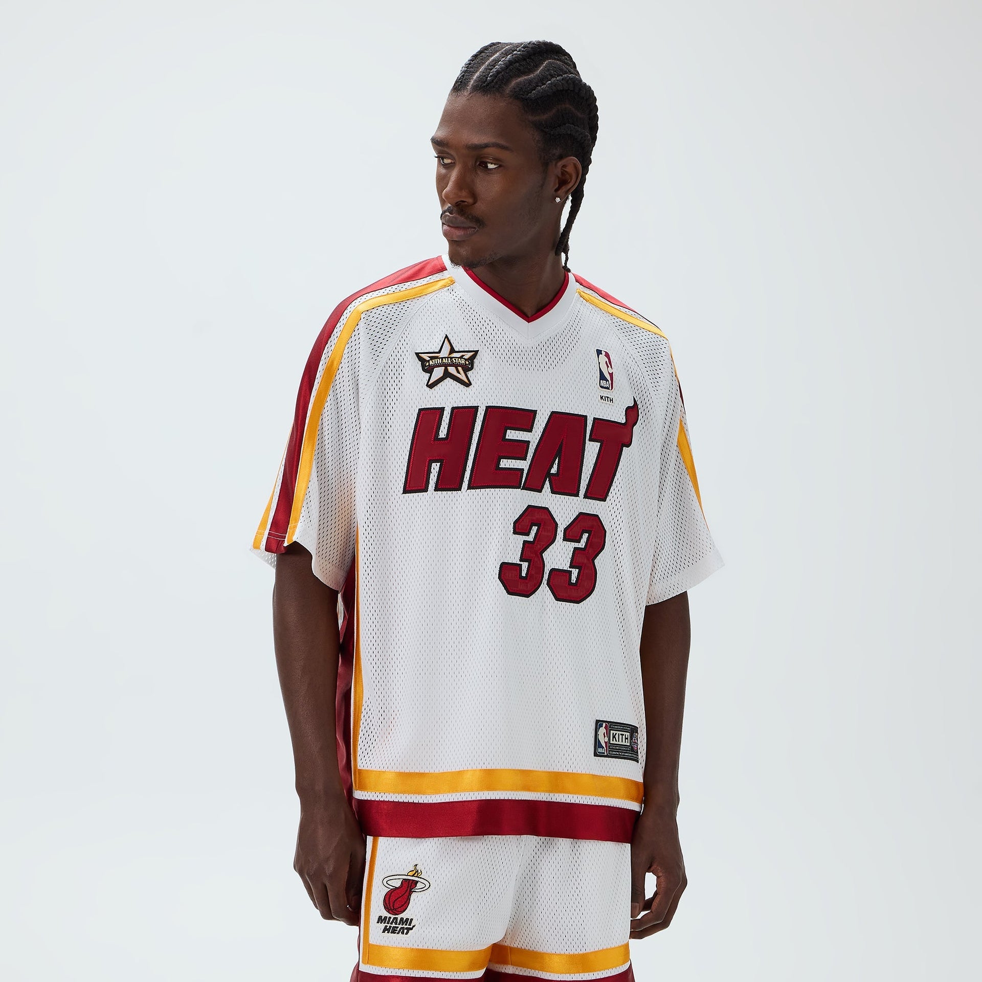 Kith for NBA All-Star Miami Heat Leon Shirt - White