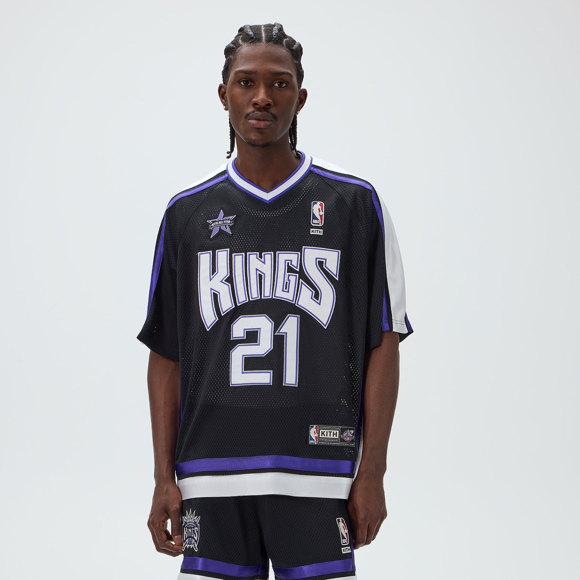 Kith for NBA All-Star Sacramento Kings Leon Shirt - Black