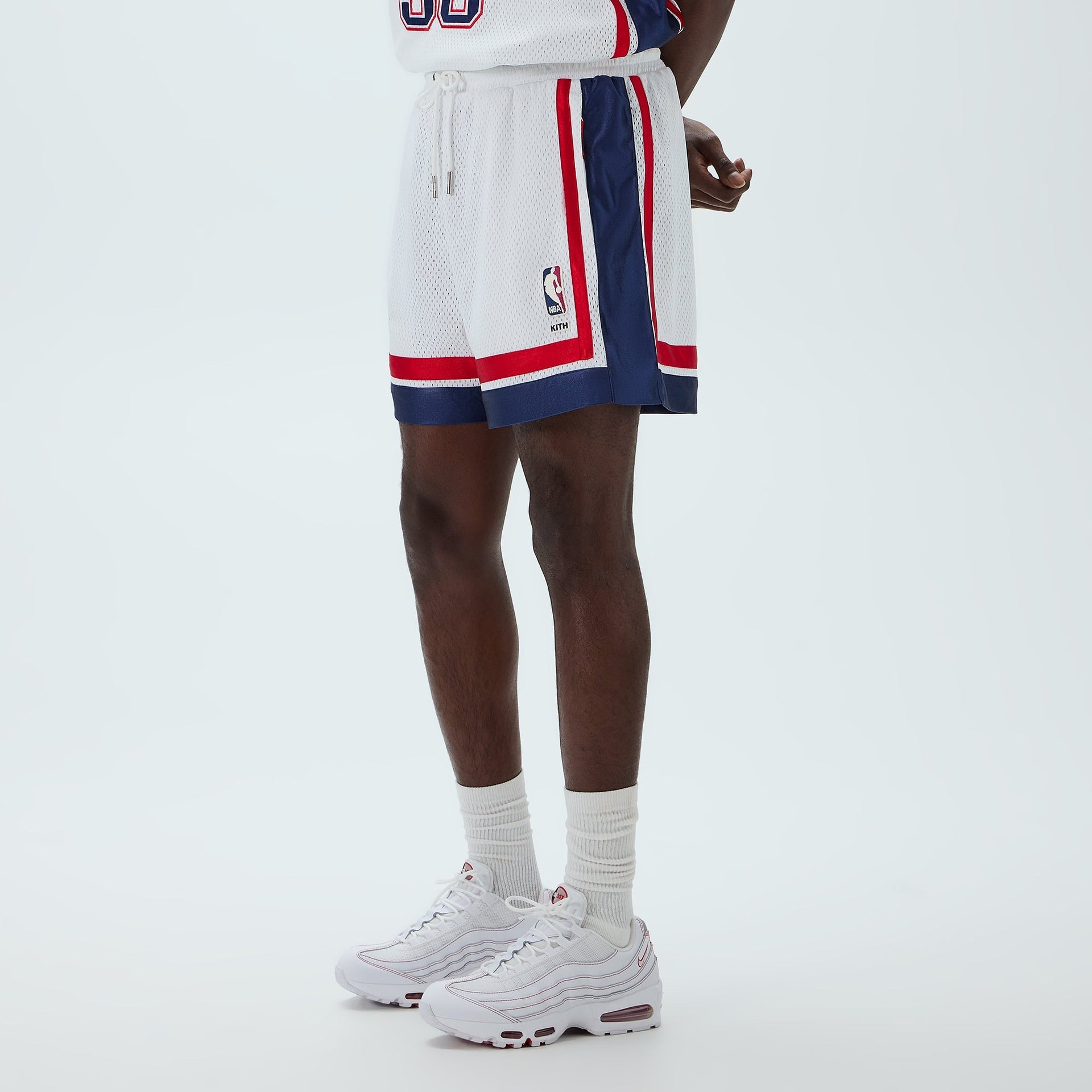 Kith for NBA All-Star New Jersey Nets Shorts - White