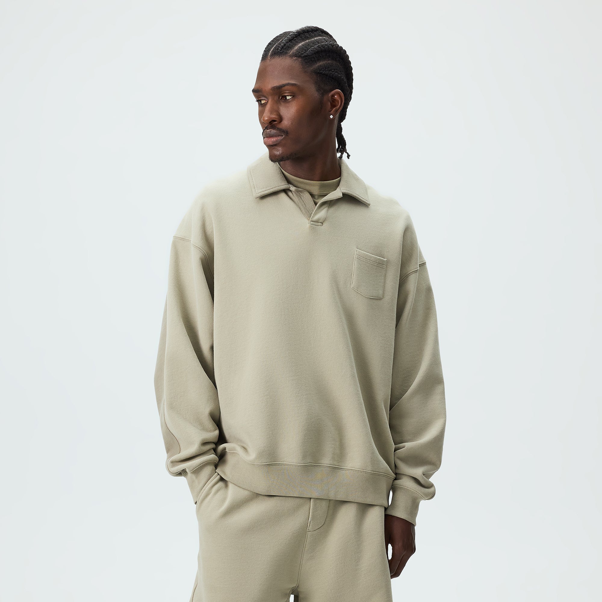 Kith 101 Micro Terry Nelson Rugby - Haze – Kith Europe