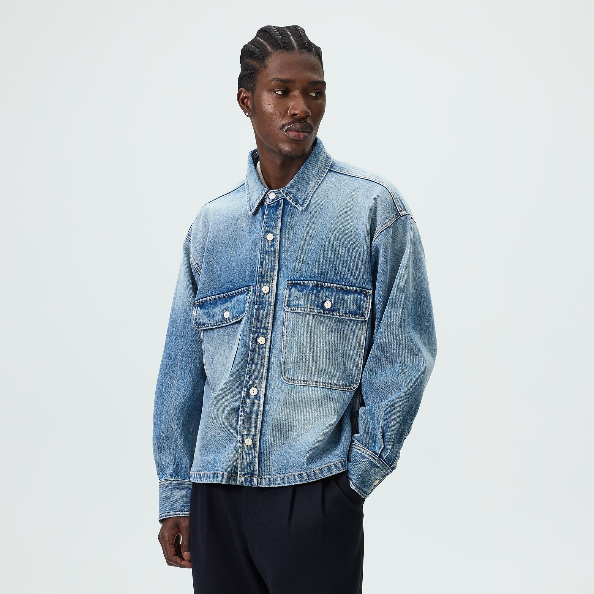 2026 KITH NYC Webster Denimウェブスターデニムシャツ Kith - Denim Tops – Kith Europe
