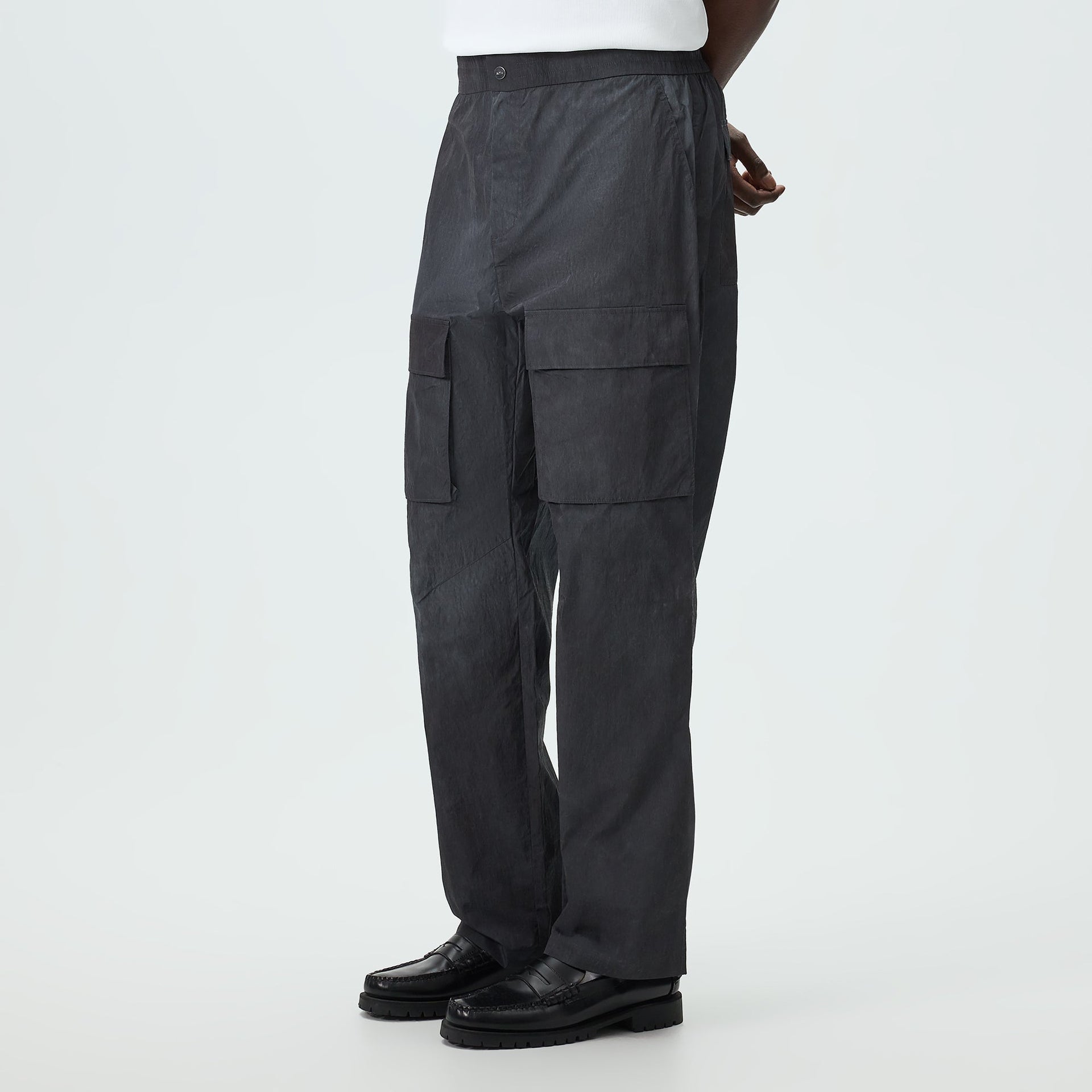 Kith Garment Dyed Nylon Hooper Pant - Thunder