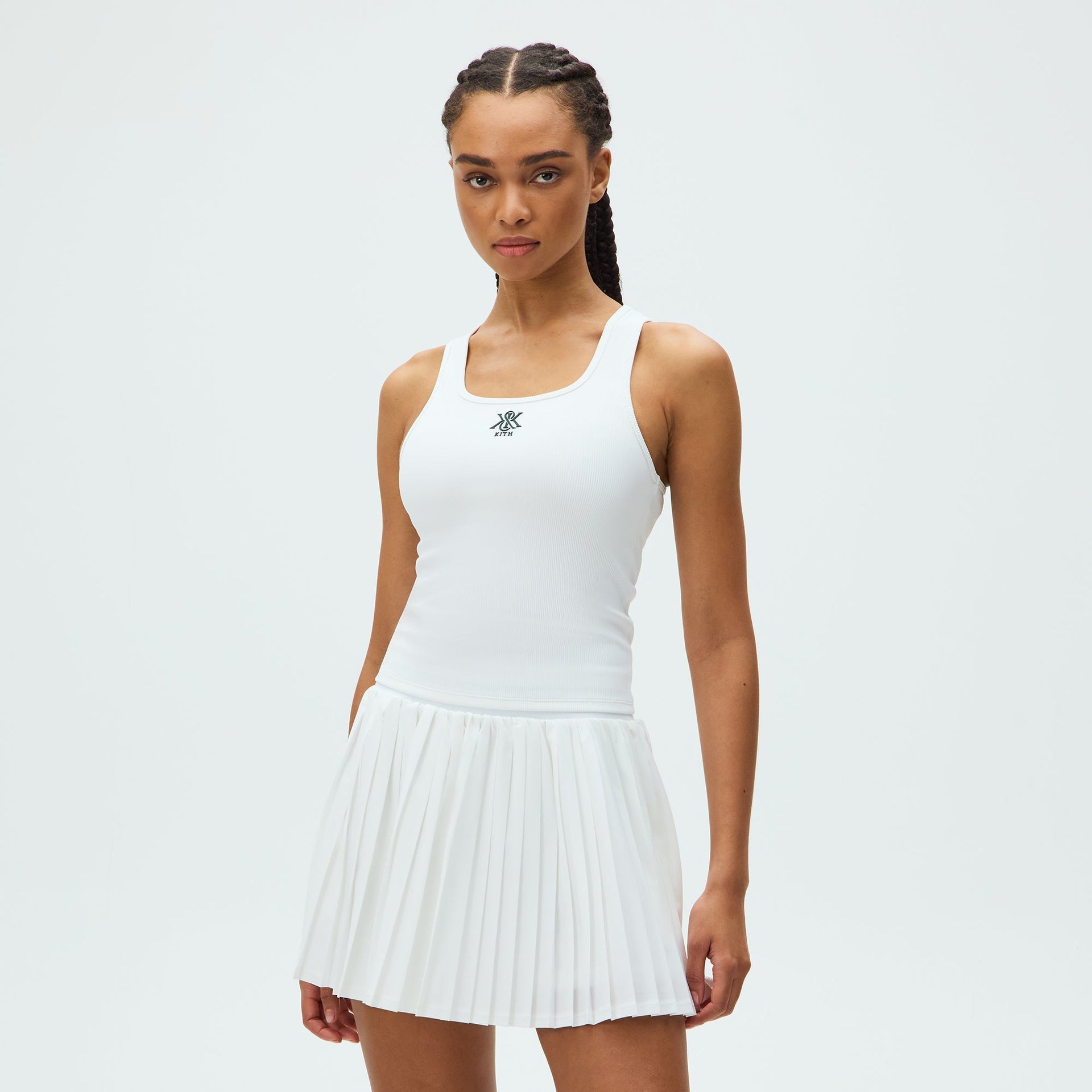 Kith Women Amaya II Pleated Skirt - White - PH