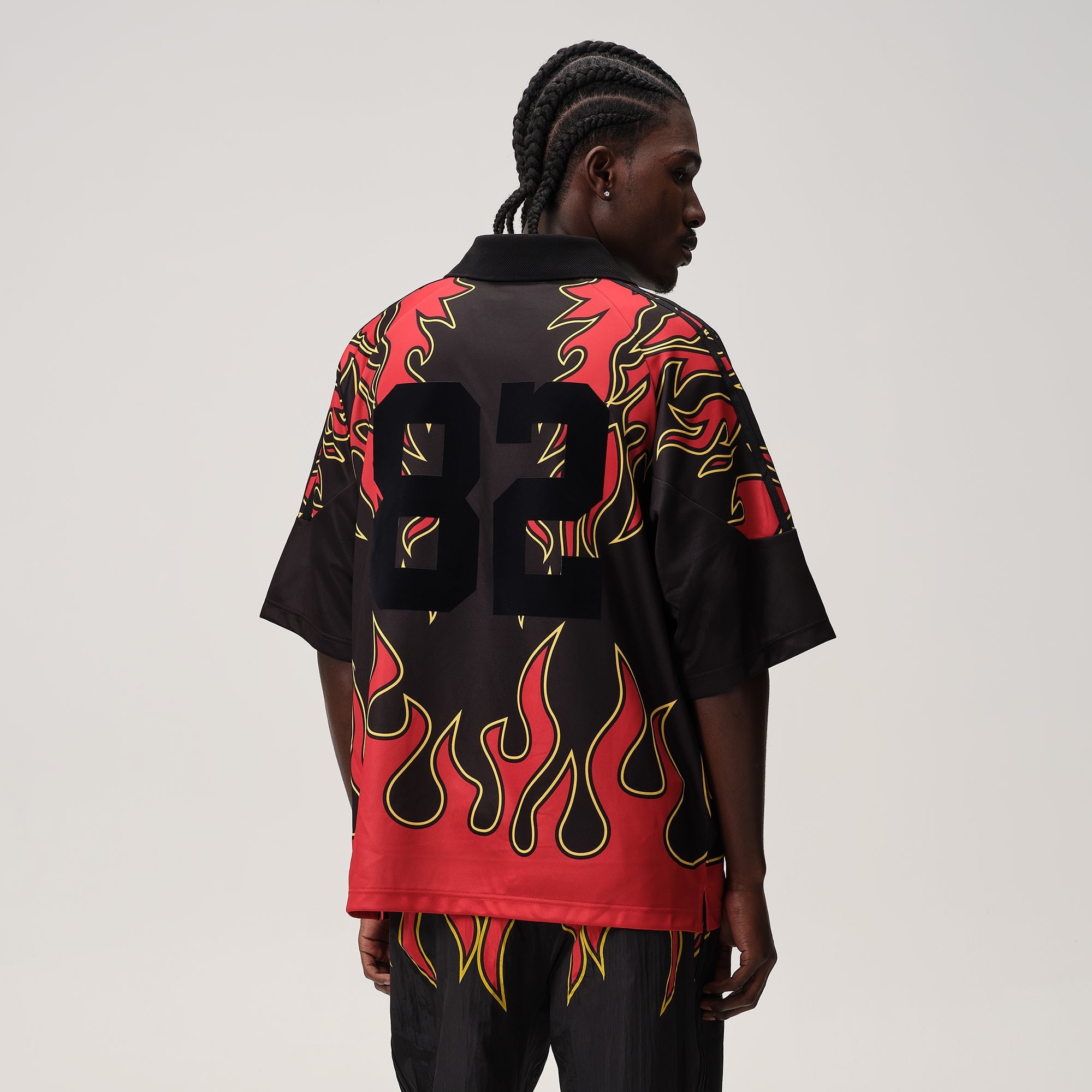 Kith for adidas Football Flame Soccer Jersey - Black – Kith Europe