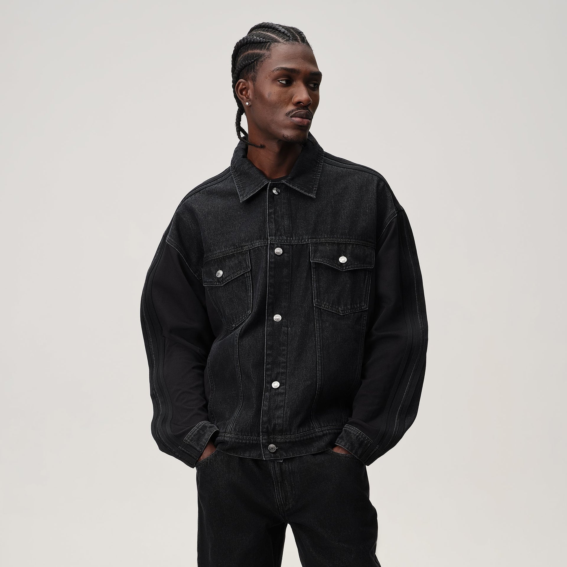 Kith for adidas Football Denim Jacket - Black