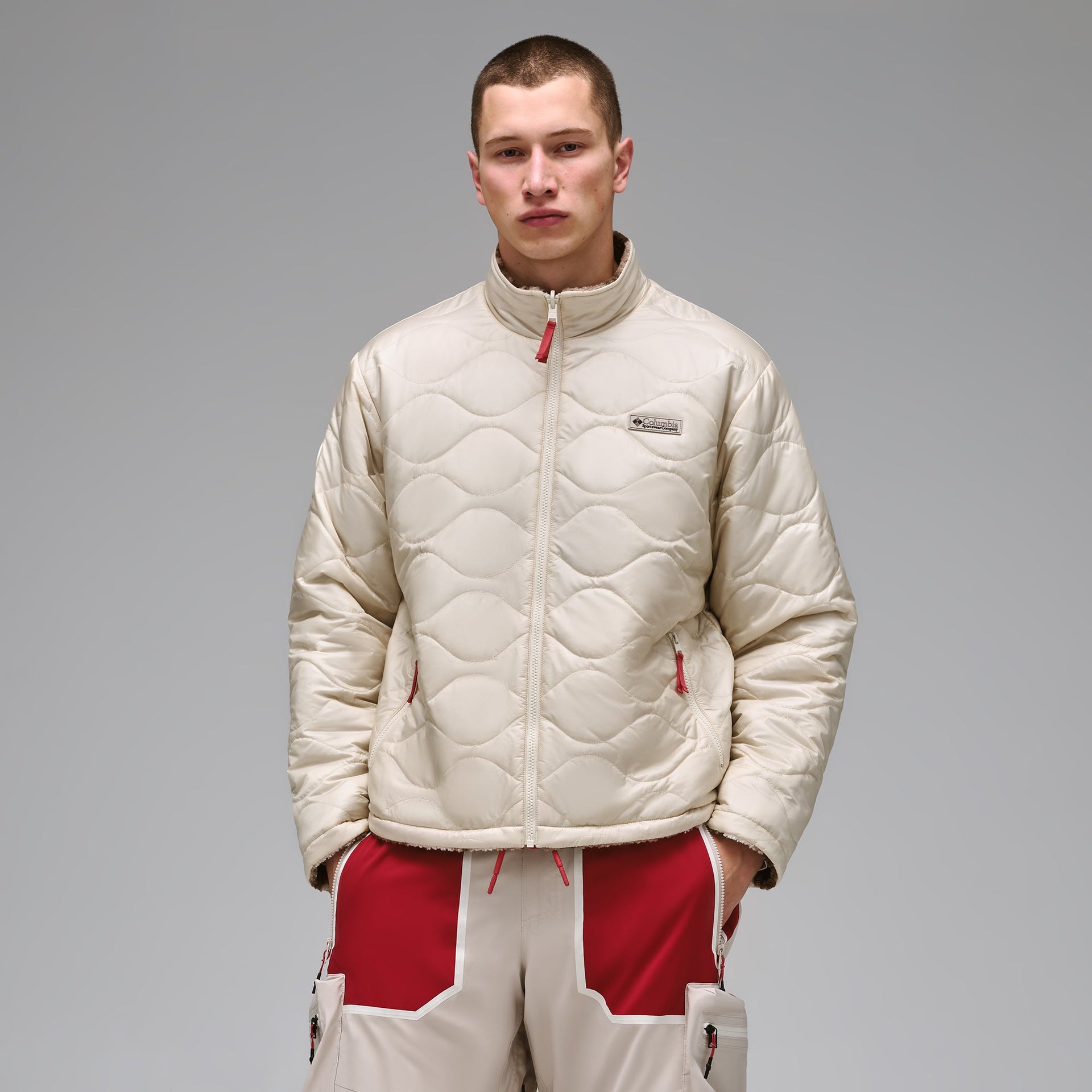 Kith for Columbia Lightweight Reversible Puffer - Sandrift / Veil - PH
