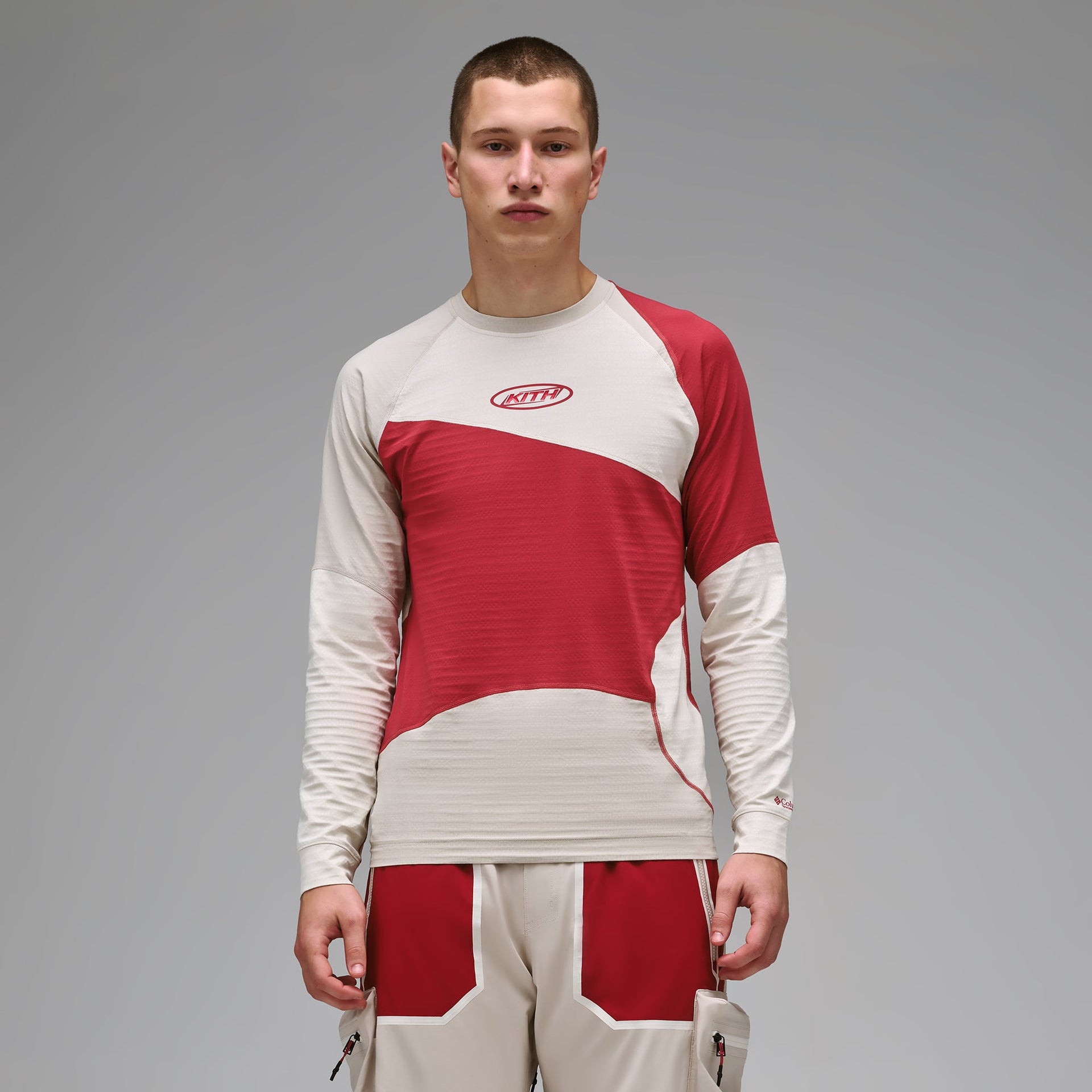 Kith for Columbia Infinity Long Sleeve Baselayer - Sandrift / Verge / Veil - PH
