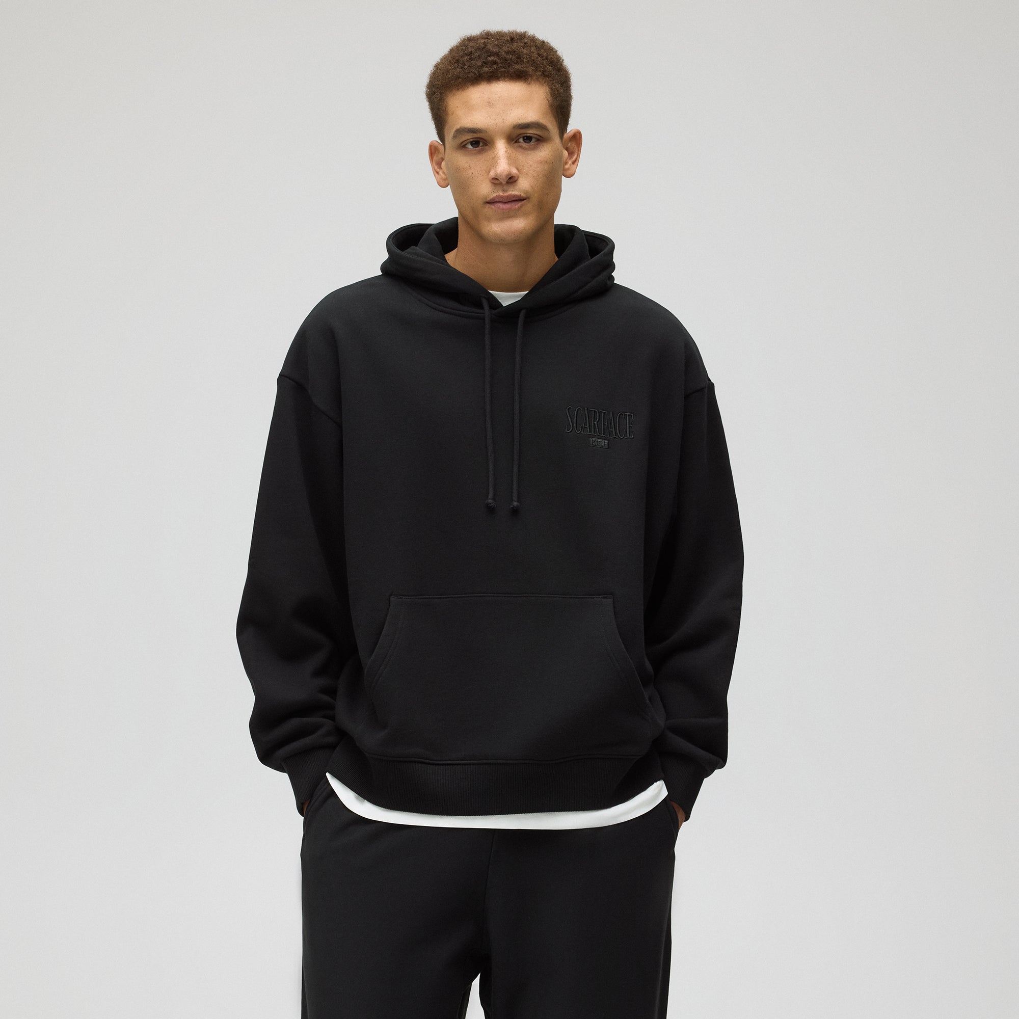 Kith for Scarface Tony Applique Nelson Hoodie - Black – Kith Europe