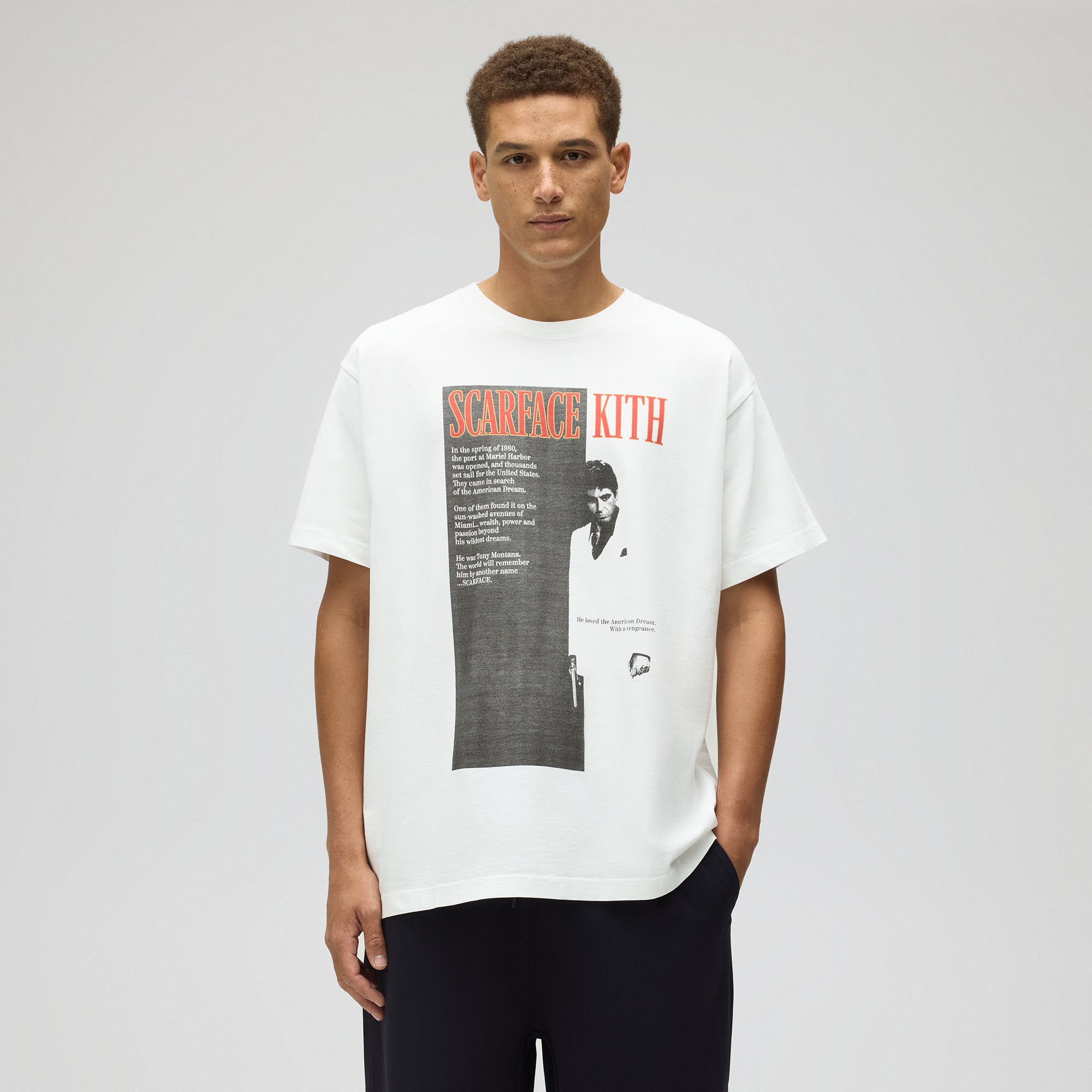 Kith for Scarface Film Poster Vintage Tee - White – Kith Europe