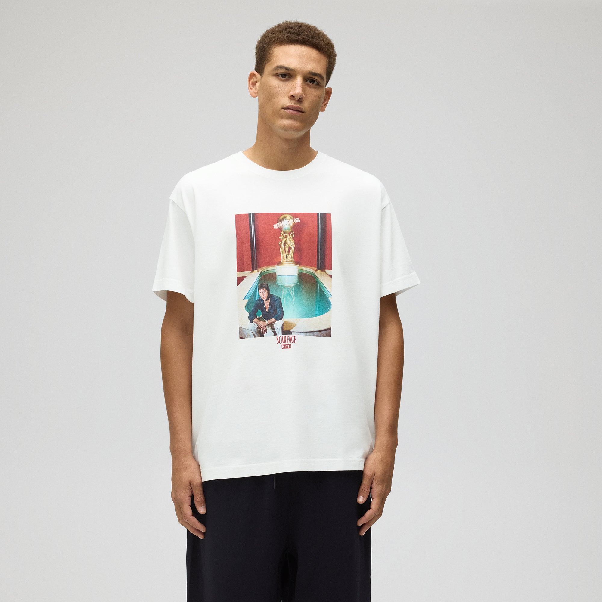 Kith for Scarface Tony Fountain Tee - White – Kith Europe