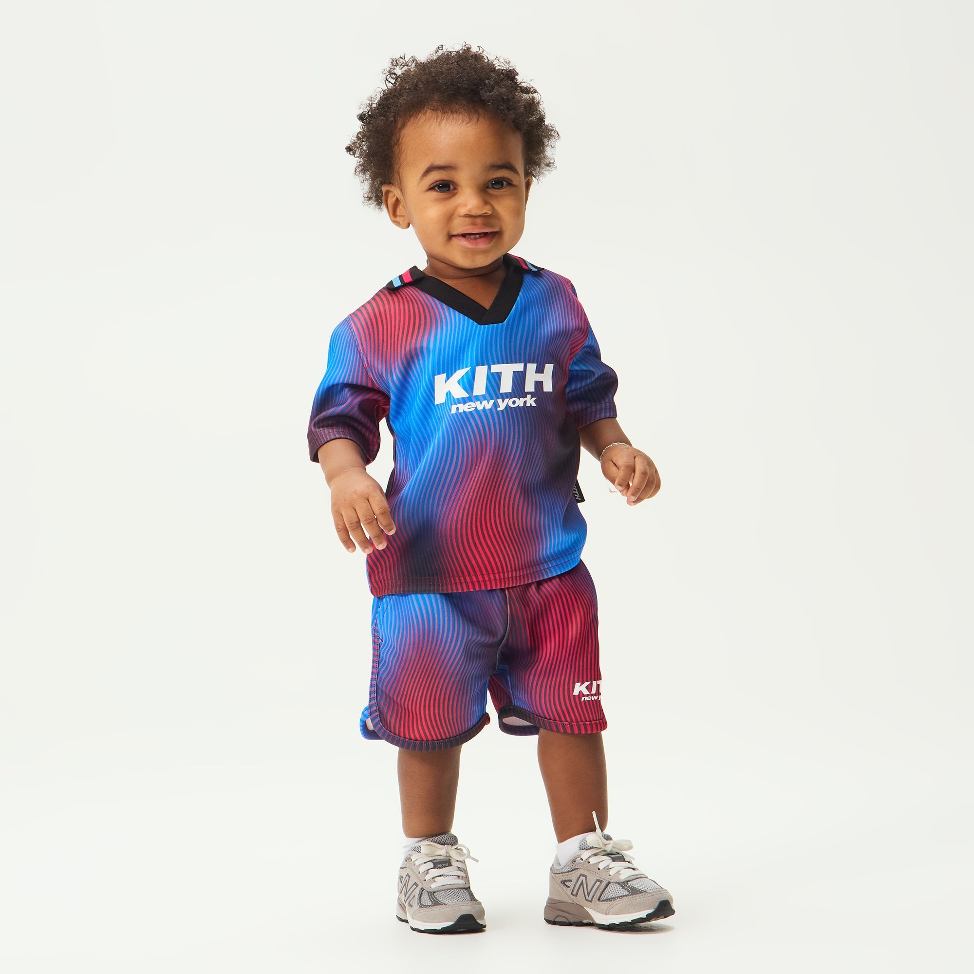 Kith Baby Wavy Ombre Edison Soccer Polo - Black – Kith Europe
