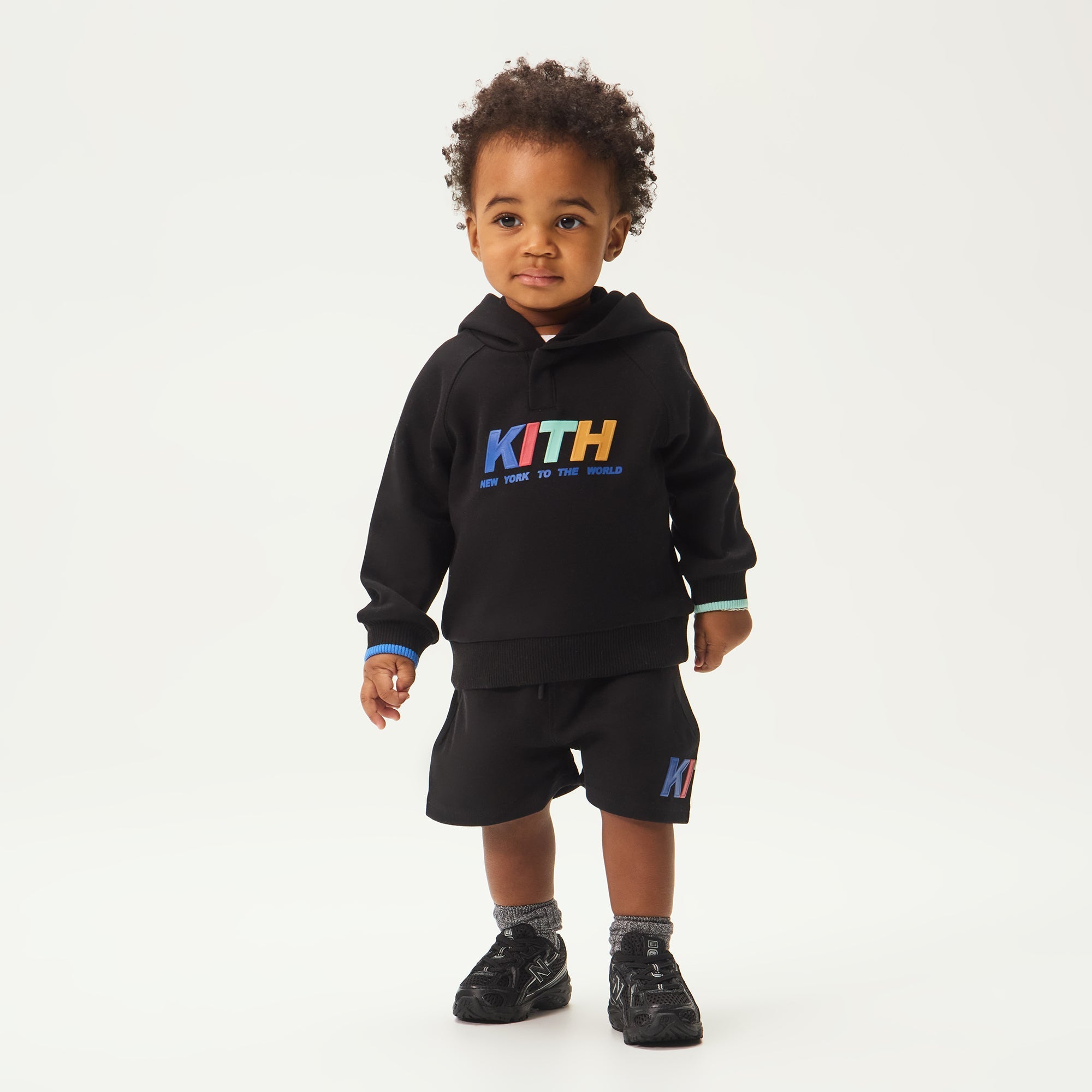 Kith Baby New York Nelson Hoodie - Black – Kith Europe