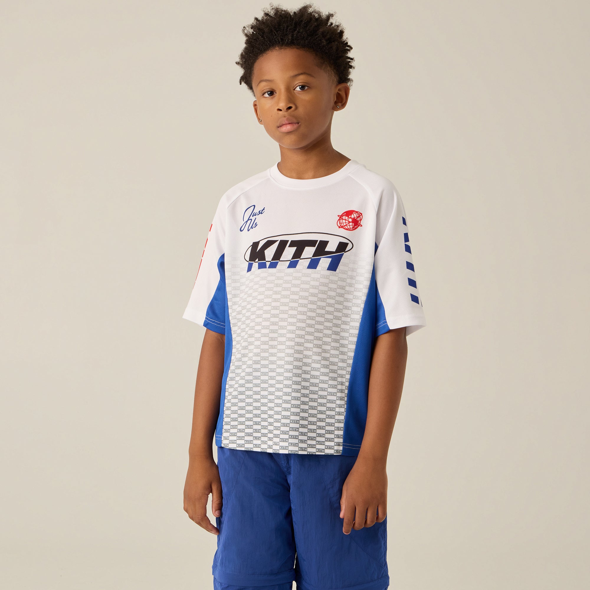 Kith Kids Moto Raglan Bishop Tee - White – Kith Europe