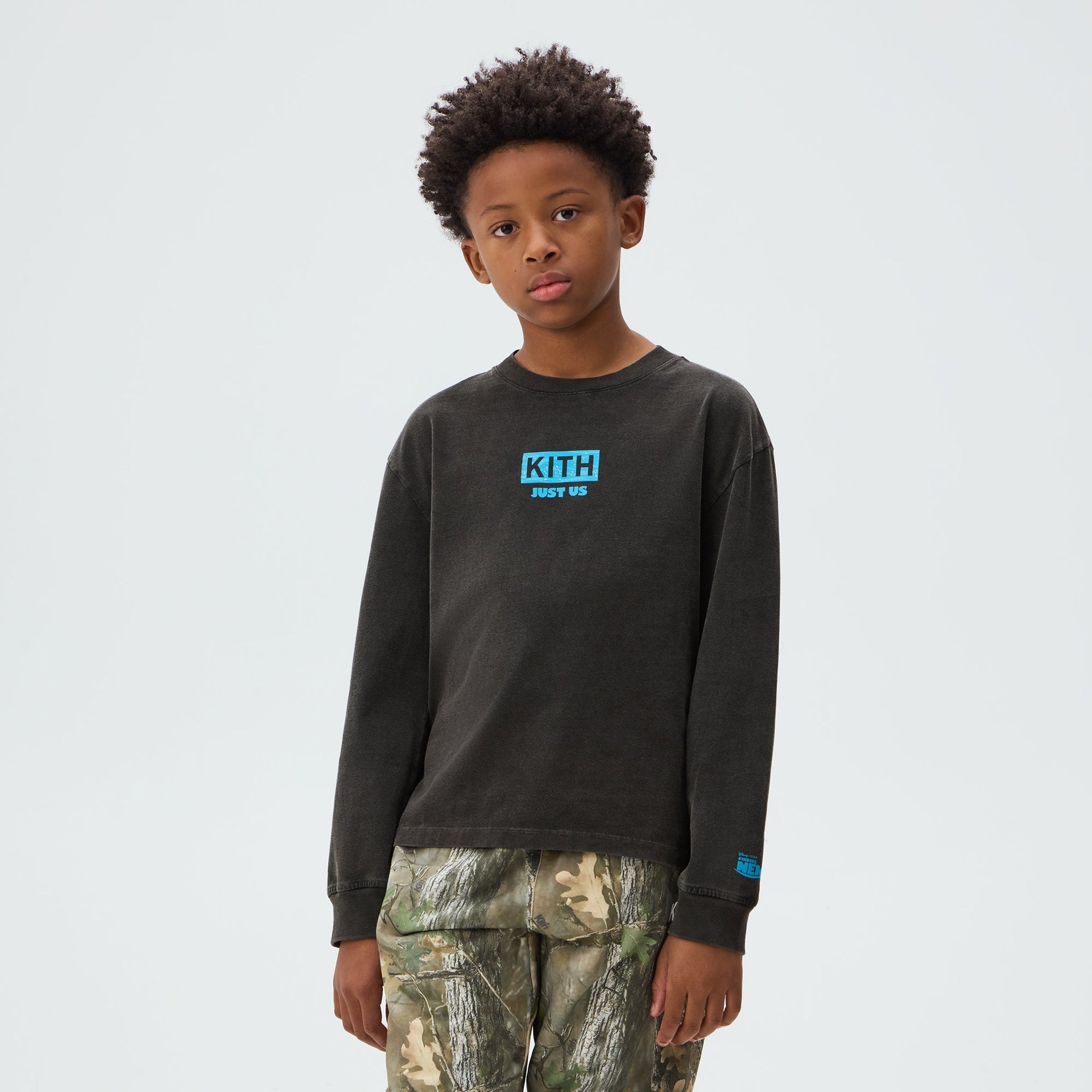 Disney | Kith Kids for Pixar Finding Nemo Family Long Sleeve Tee - Black