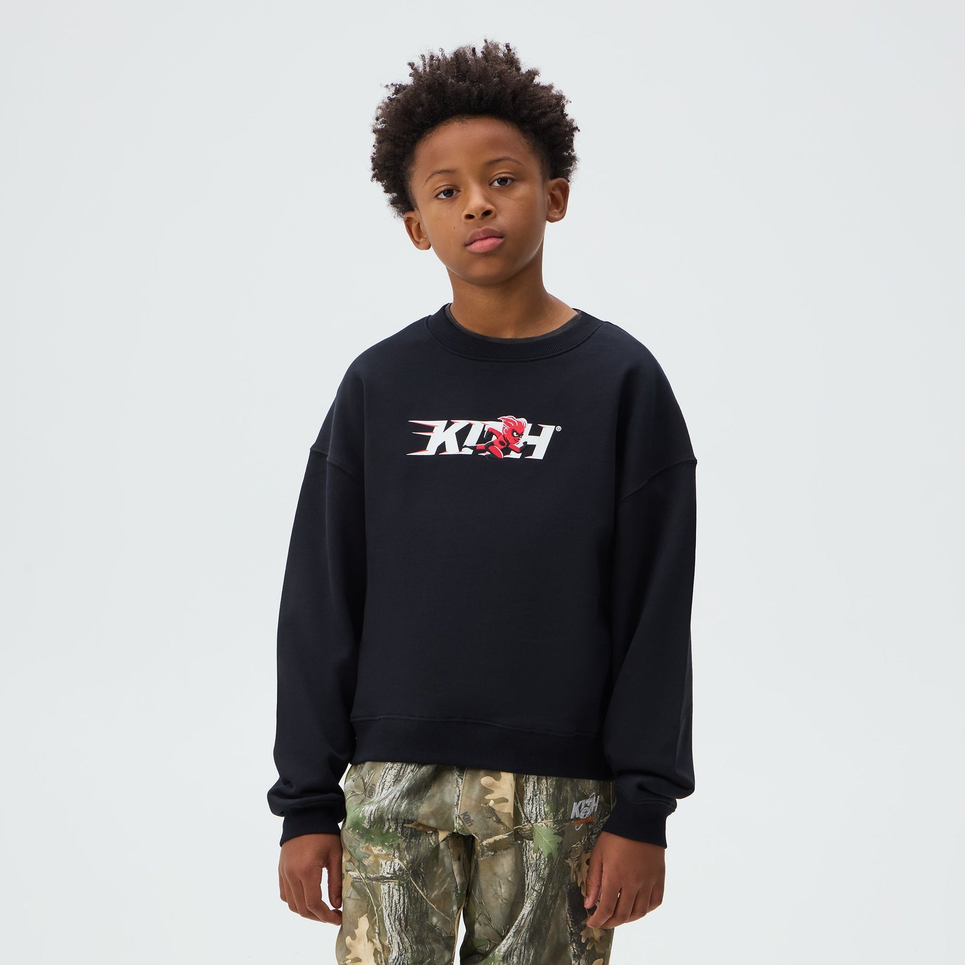 Disney | Kith Kids for Pixar Dash Nelson Crewneck - Black