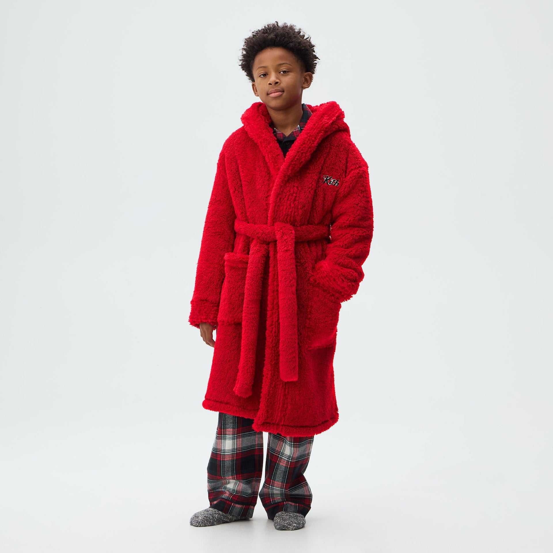 Kithmas Kids & Friends Hooded Robe - Retro