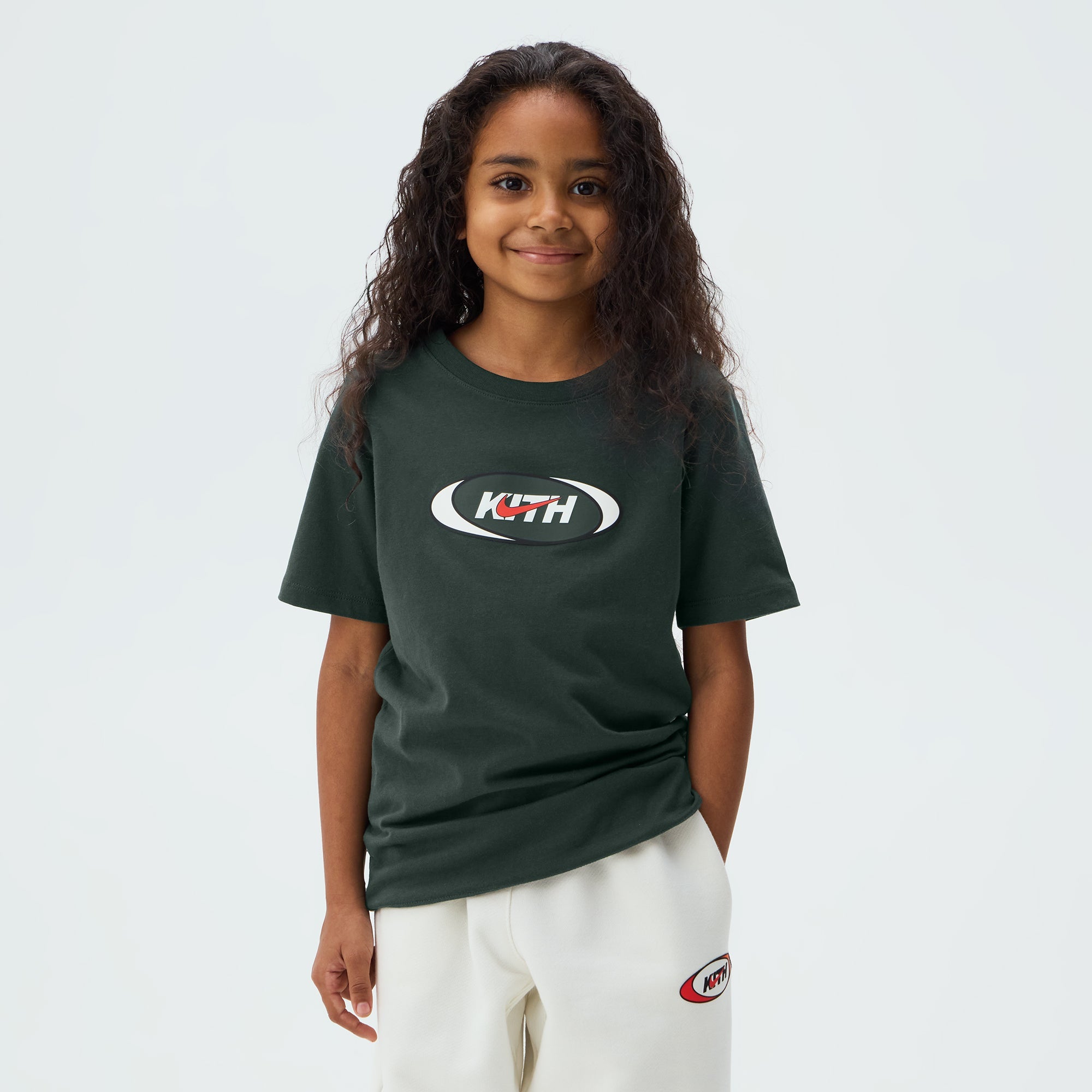 Kith Kids for Nike Tee - Black Spruce – Kith Europe