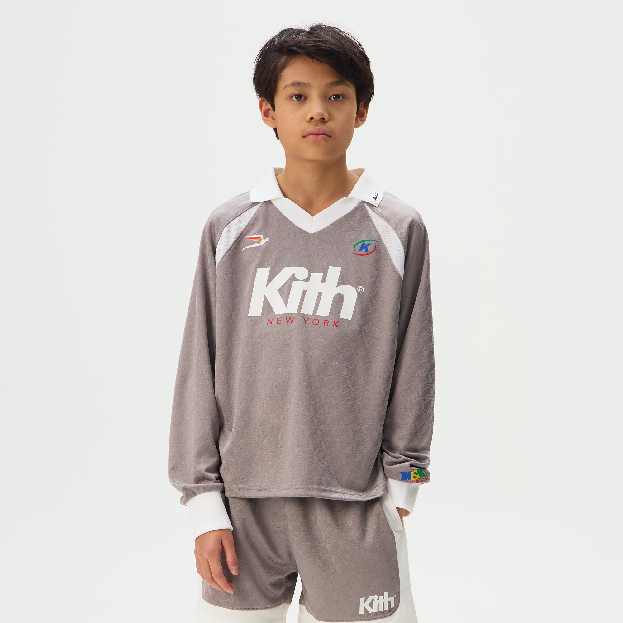 Kith Kids Long Sleeve Soccer Jersey Polo - Argon – Kith Europe