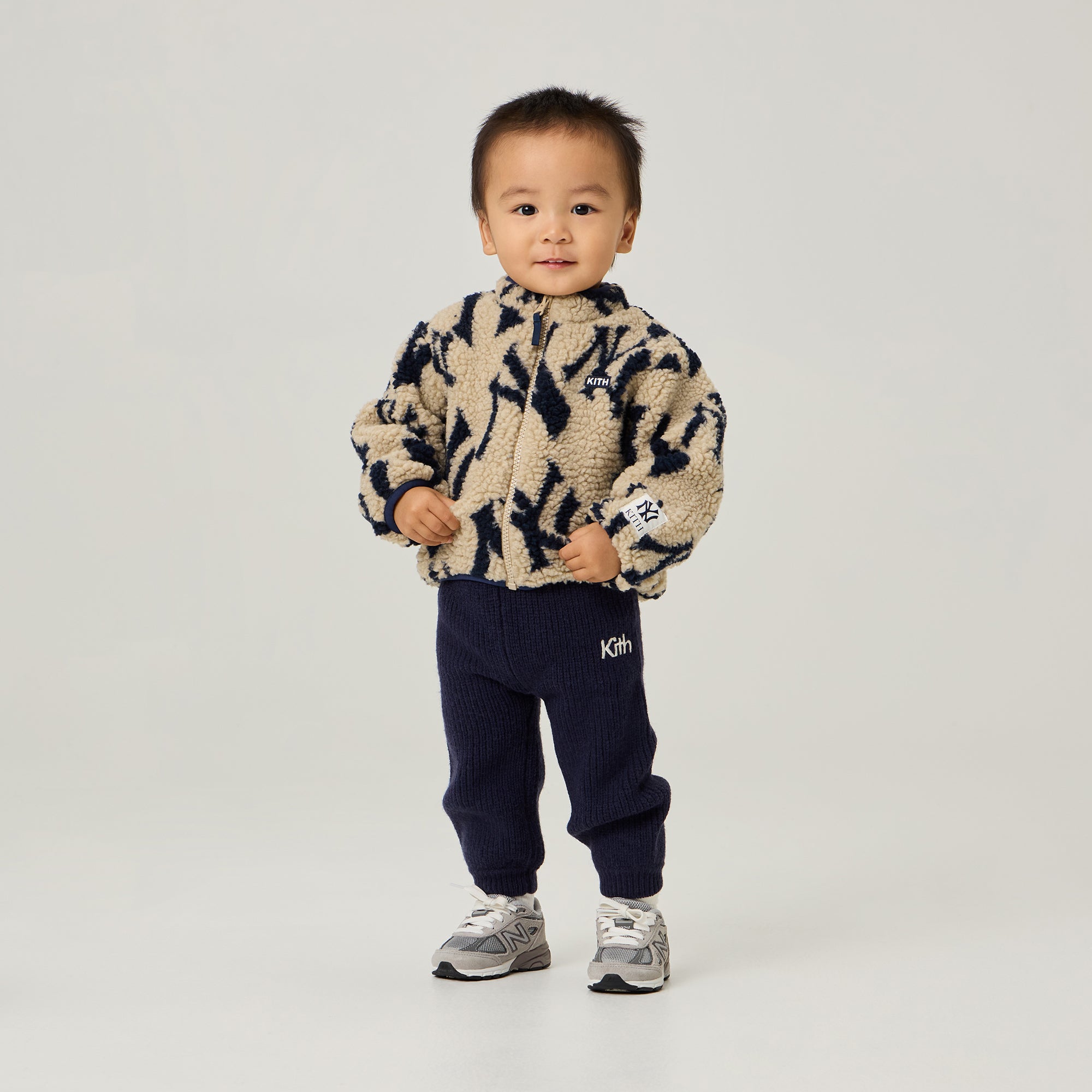Kith Baby for the New York Yankees Sherpa Jacket - Canvas – Kith