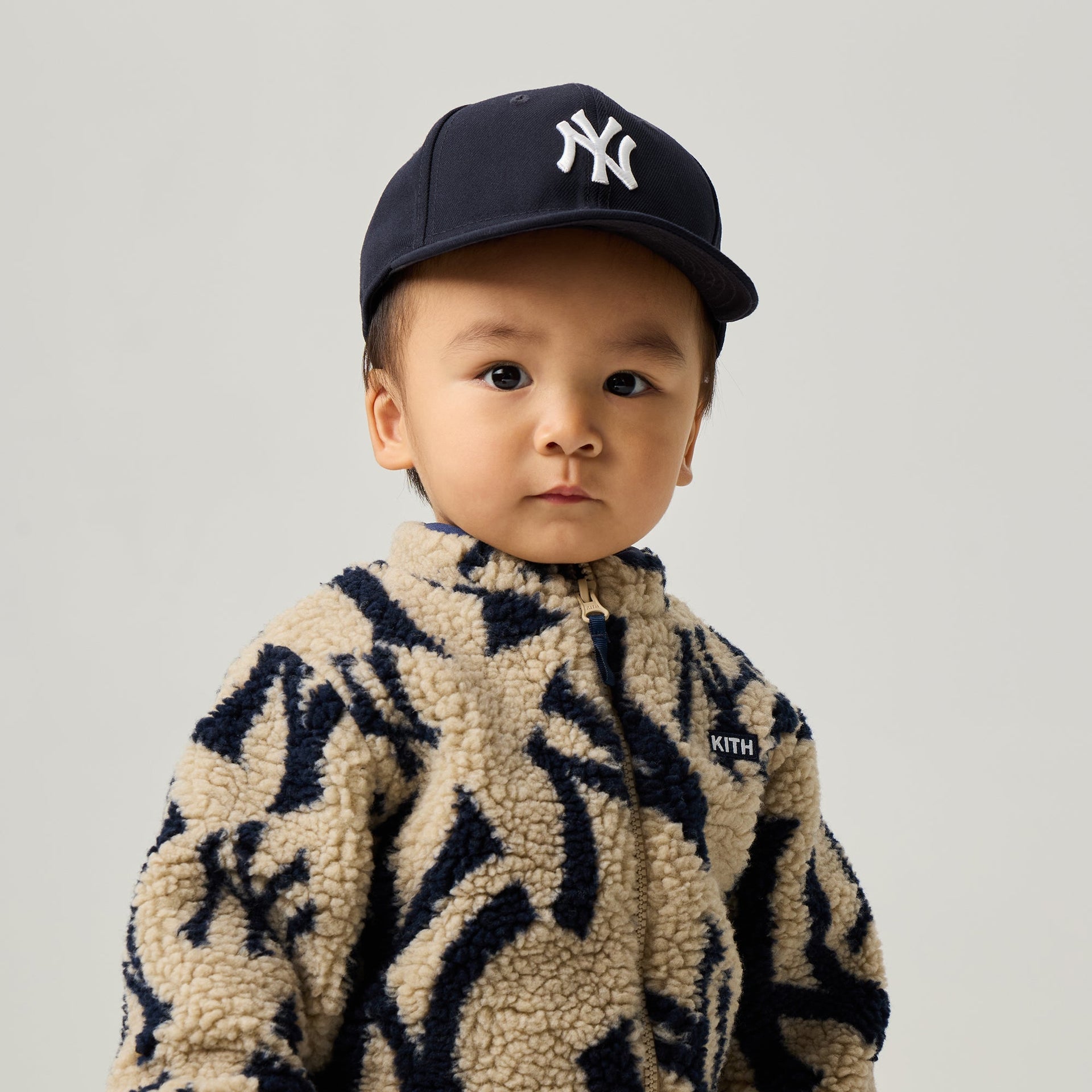 Kith Baby for the New York Yankees Sherpa Jacket - Canvas