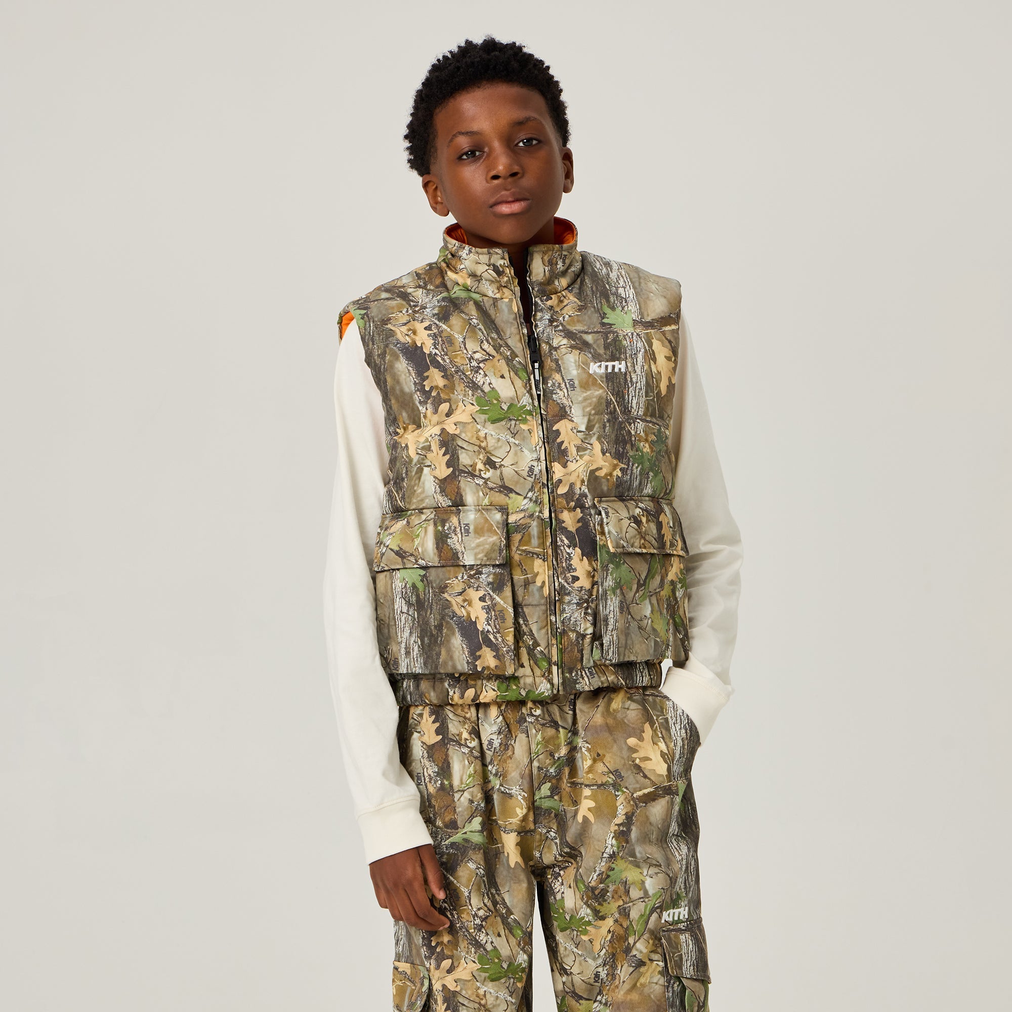 Kith Kids Reversible Puffer Vest - Earth – Kith Europe
