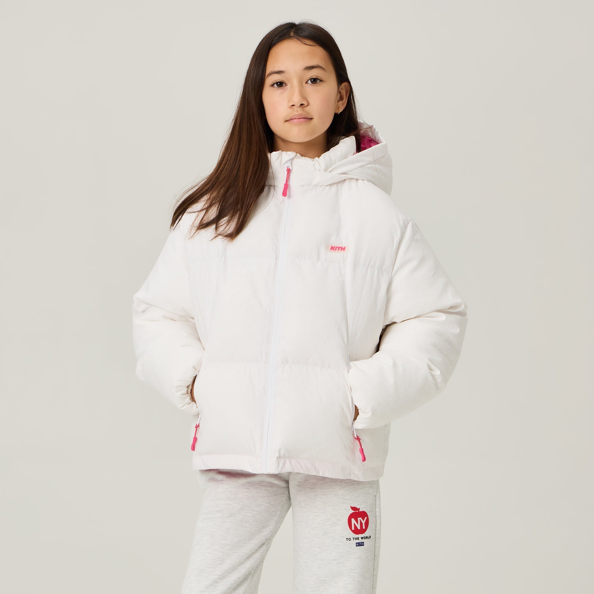 Kith Kids Temperature Reactive Midi Puffer - Azalea – Kith Europe