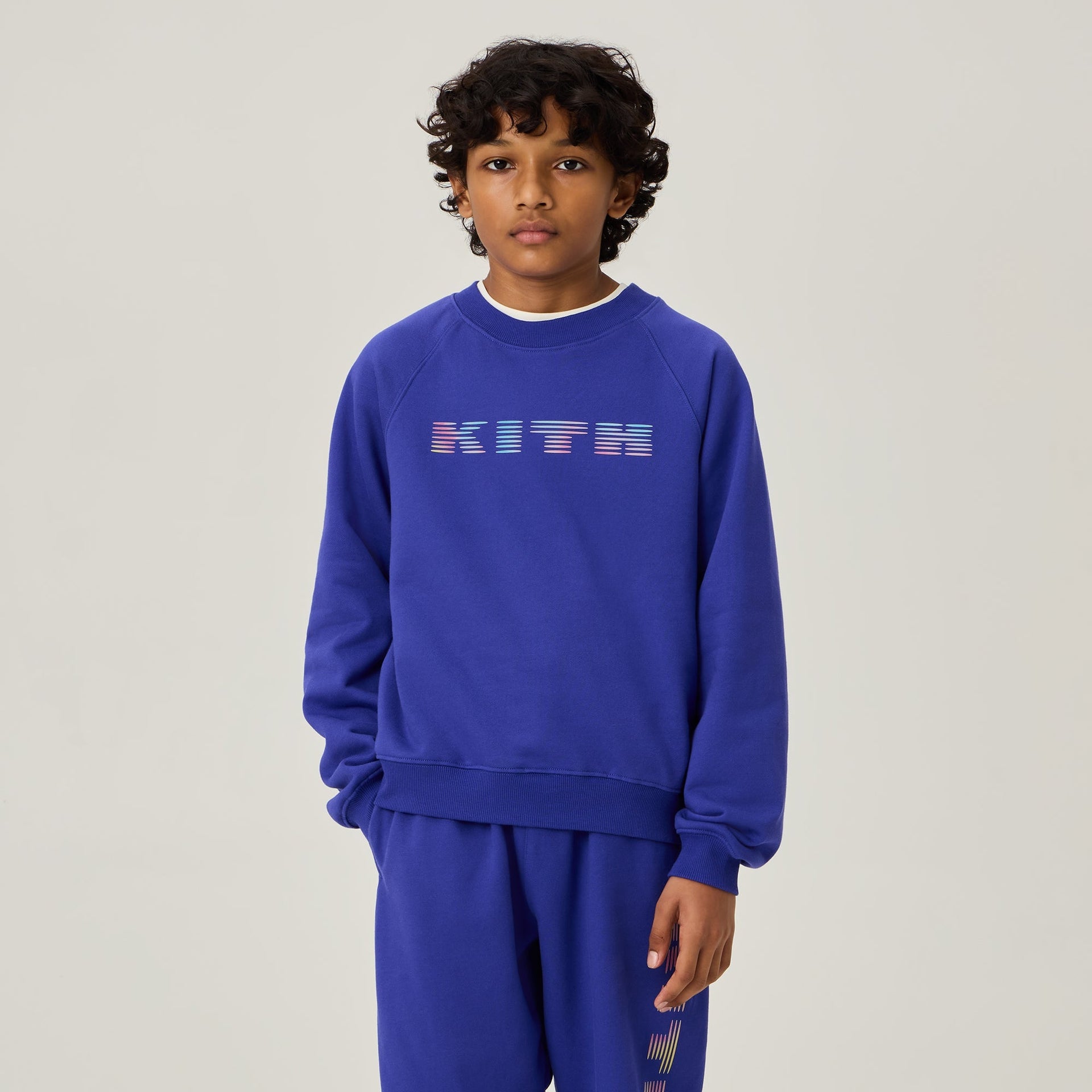 Kith Kids Novelty Logo Nelson Crewneck - Framework