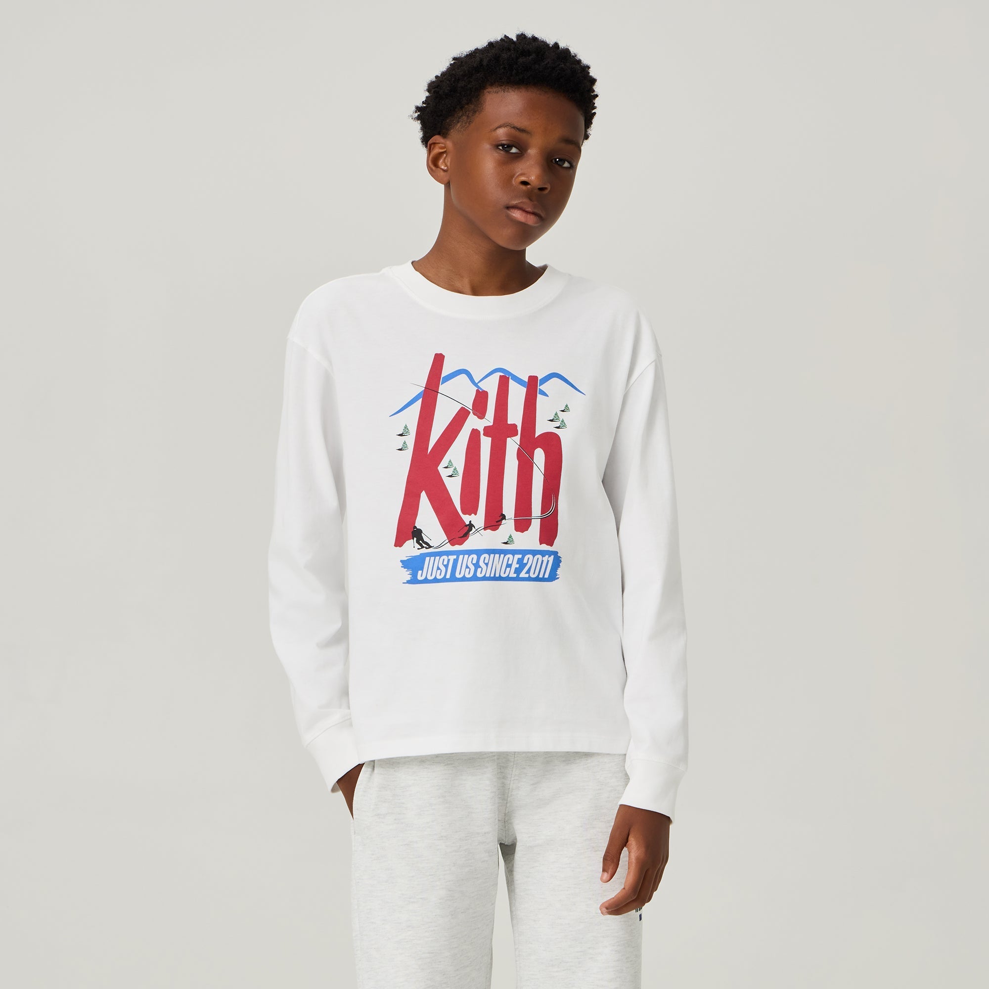Kith Kids Novelty Graphic Long Sleeve Tee - White – Kith Europe