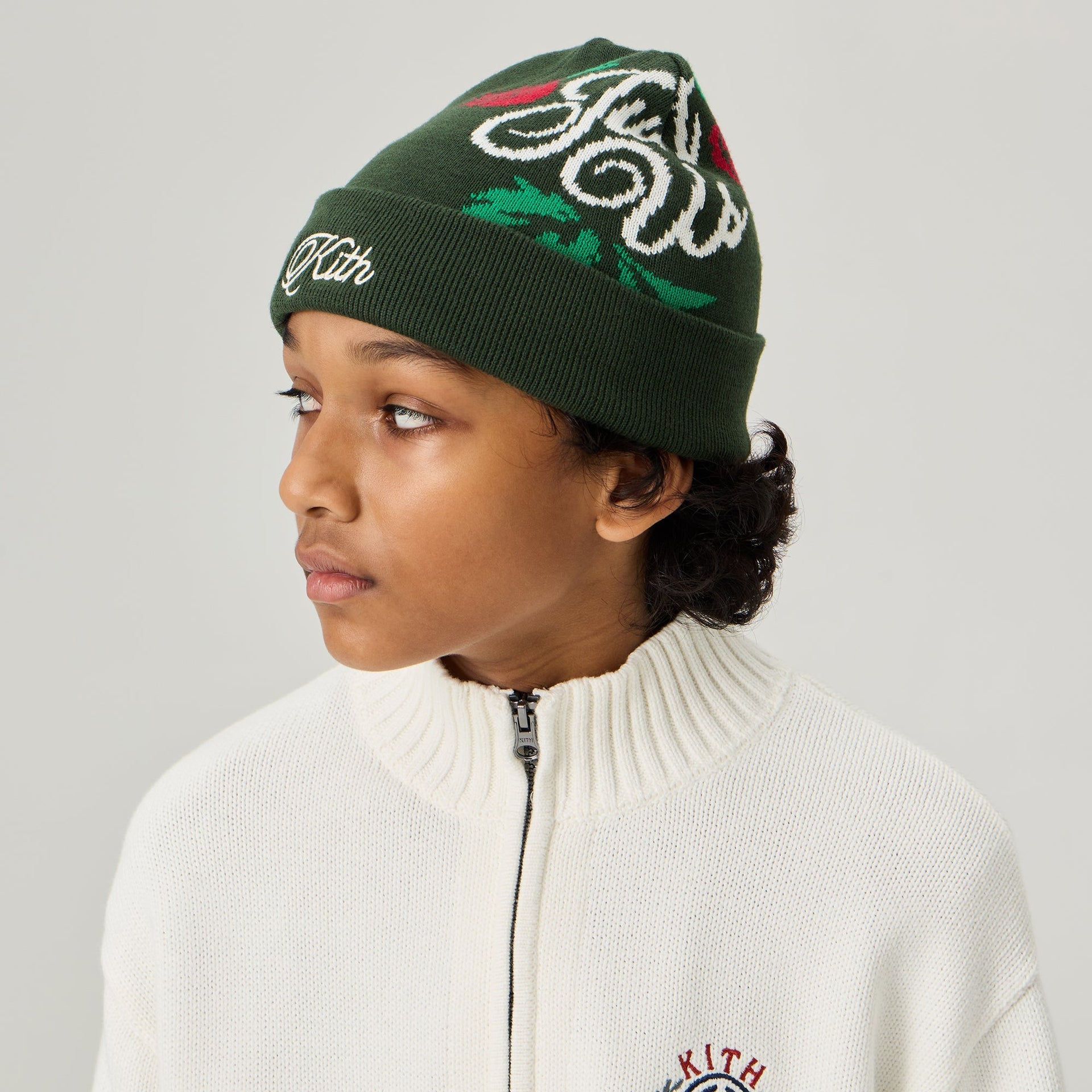 Kith Kids Mia Jacquard Beanie - Stadium