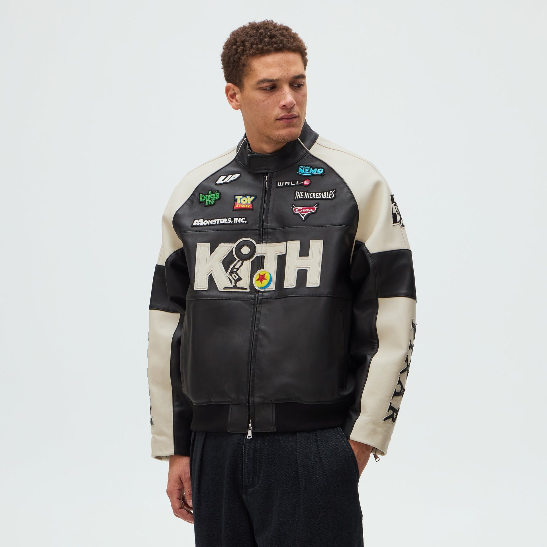 Disney | Kith for Pixar Dejan Leather Jacket - Black