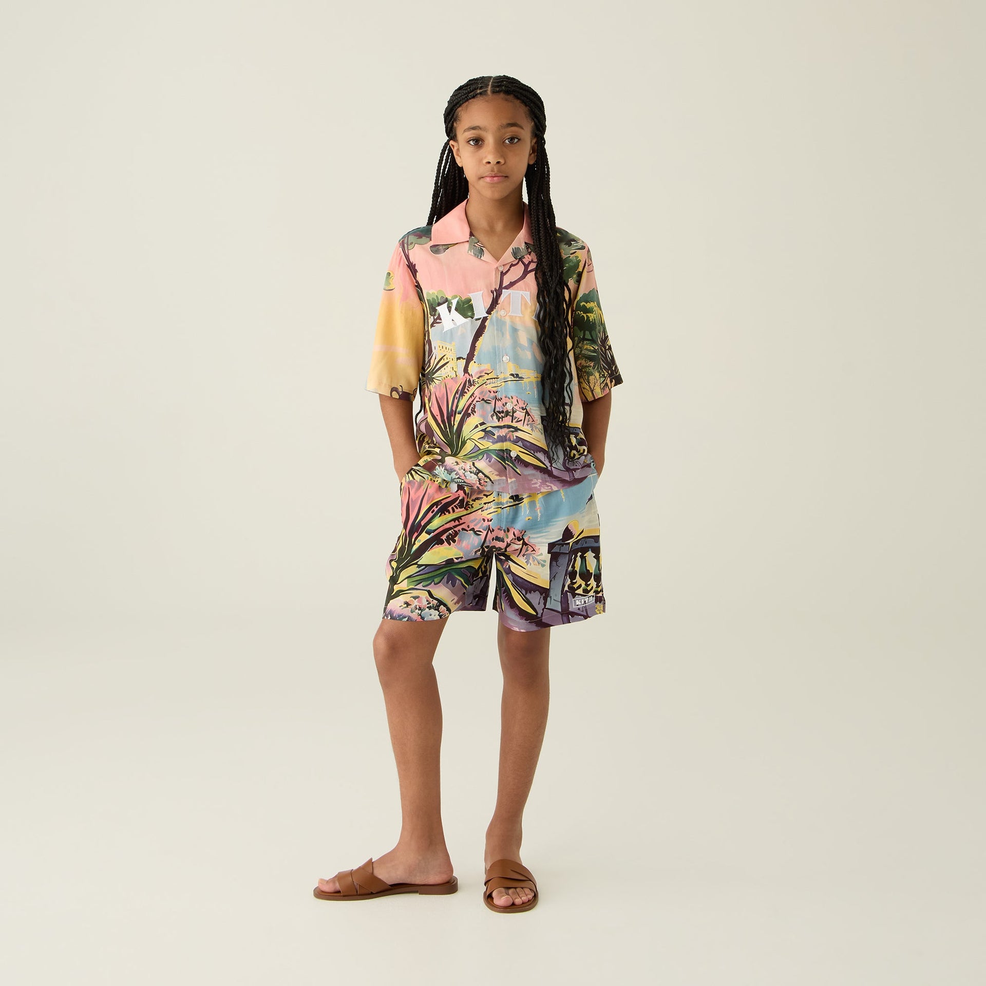 Kith Kids Scenic Villa Thompson Camp Short - Multi