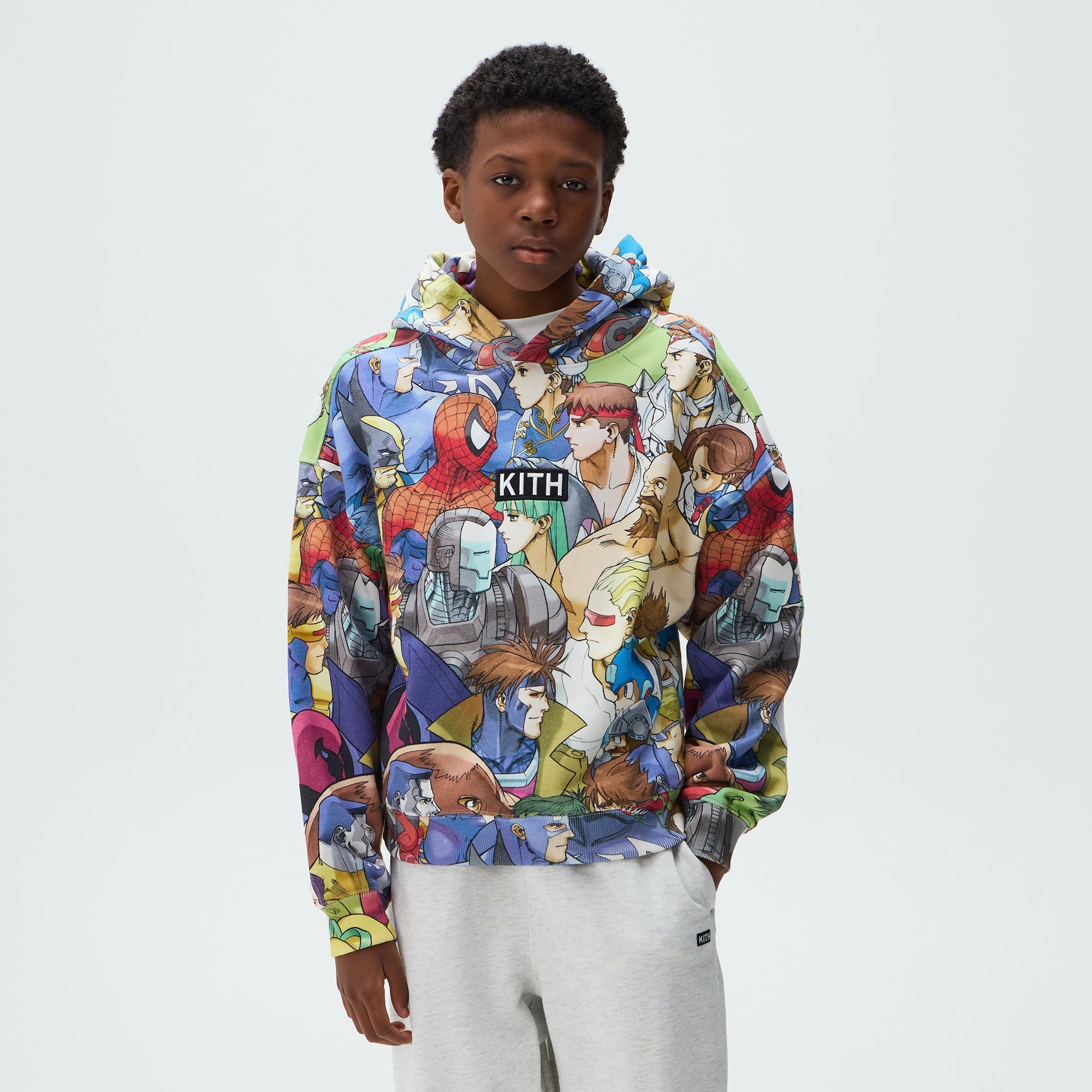 Marvel vs. Capcom | Kith Kids Fighter Nelson Hoodie - Multi – Kith