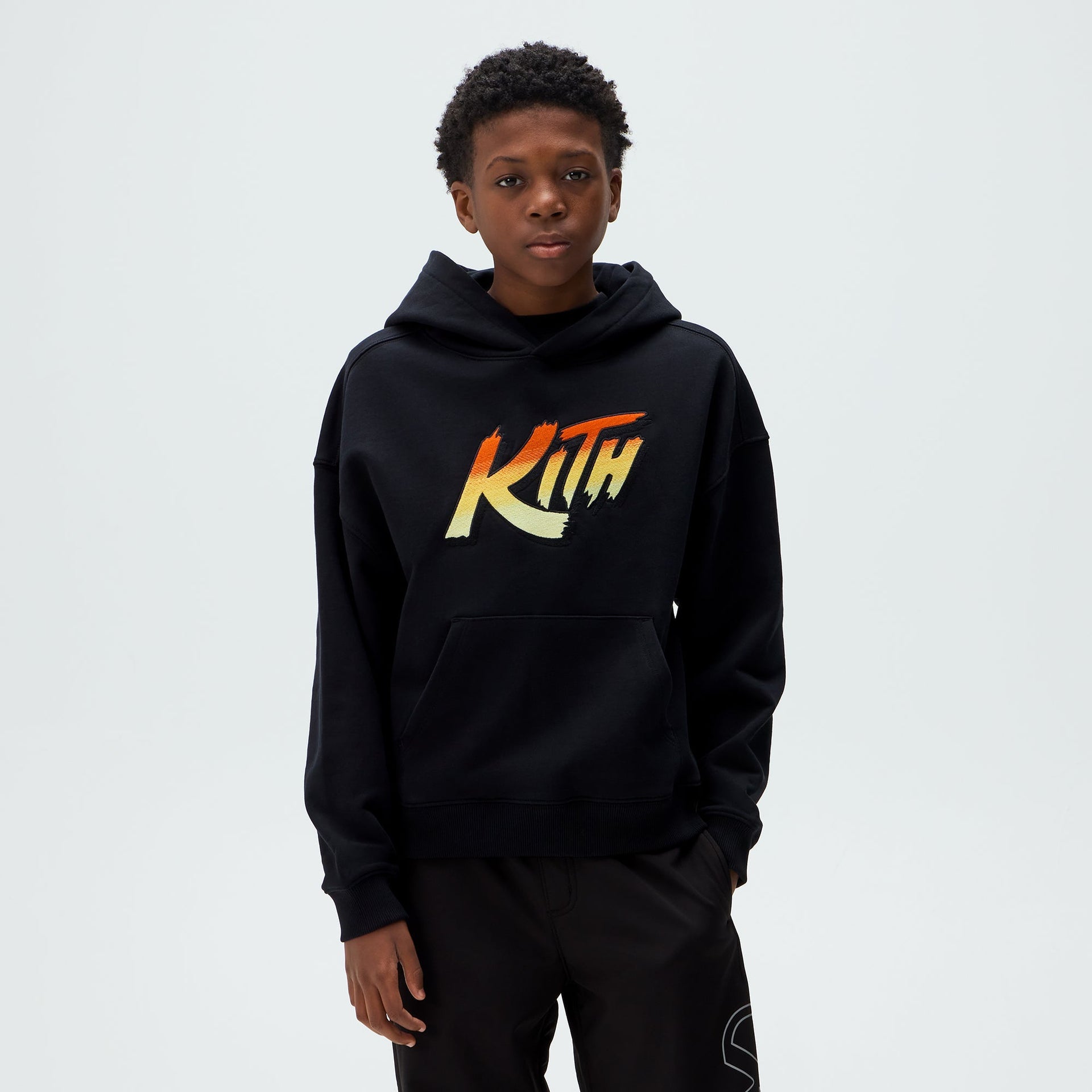 Capcom | Kith Kids Street Fighter Flame Nelson Hoodie - Black